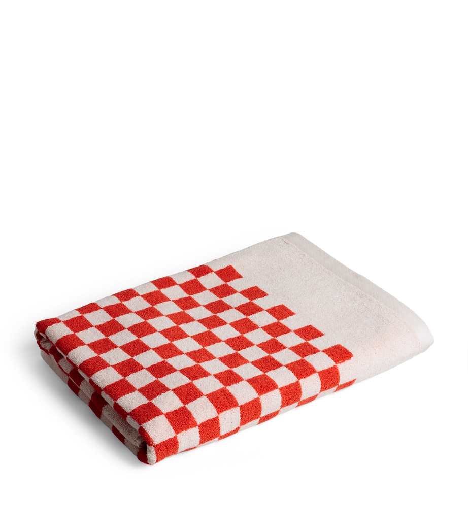 Reversible Roman Beach Towel (90cm x 170cm) PALOMA SUN / ECRU Image 1