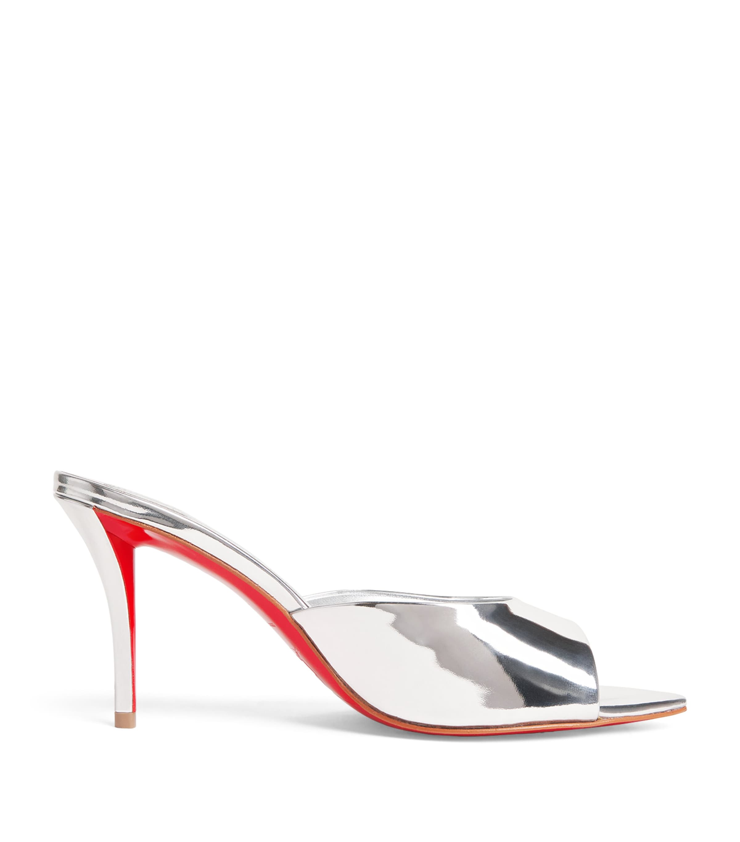 Christian Louboutin Womens Miss Z Mule Patent Leather Mules 80 Image 1