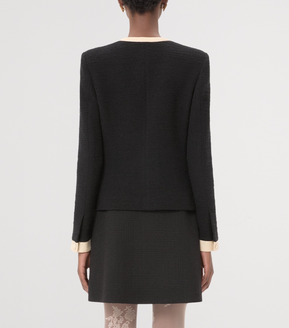 Virgin Wool-Blend Jacket 0NO Image 6