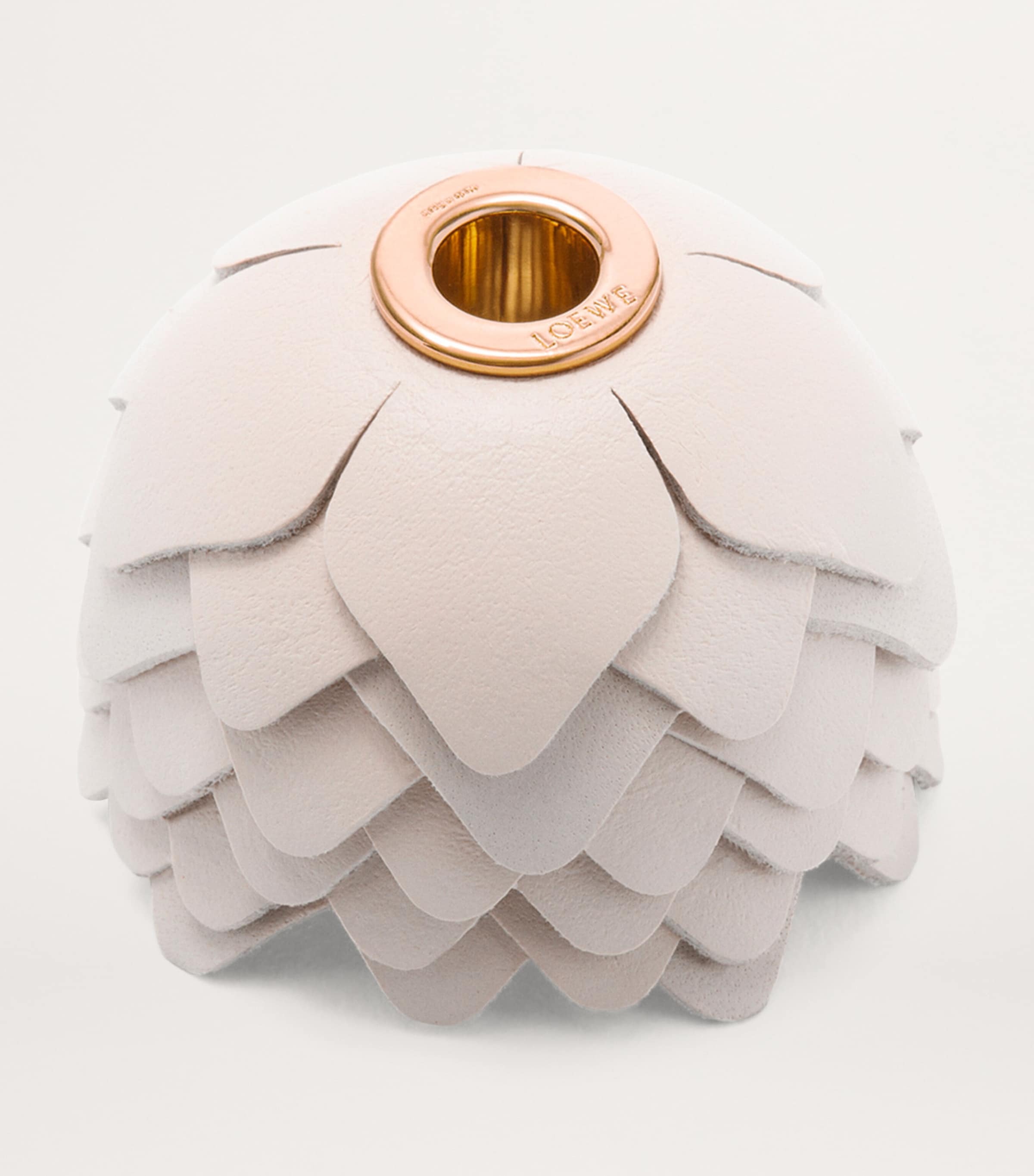 Leather Flower Dice Charm TALC Image 2