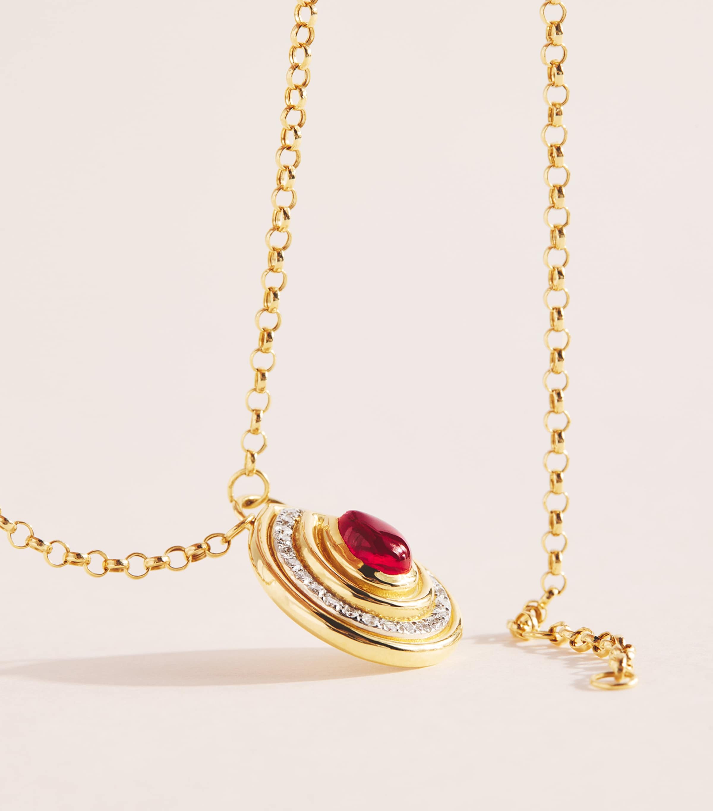 L'ATELIER NAWBAR Yellow Gold and Diamond Lot No*92  Mimmette Necklace Yellow Gold Image 5