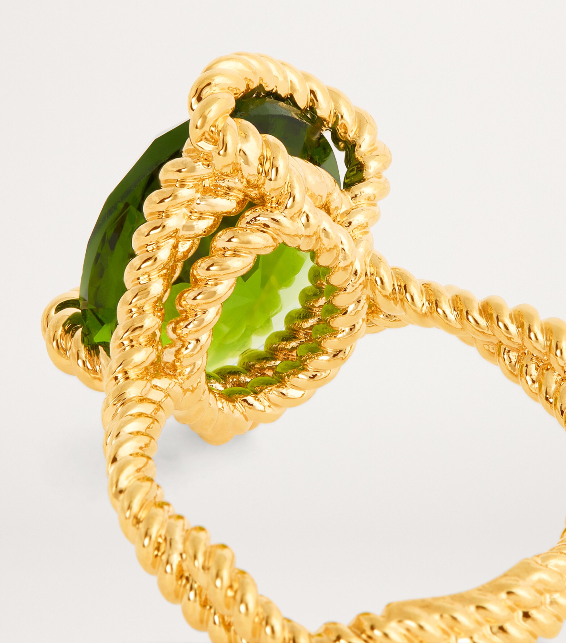 Zimmermann Yellow Gold-Plated Bloom Oval Ring Gold/emerald Image 6