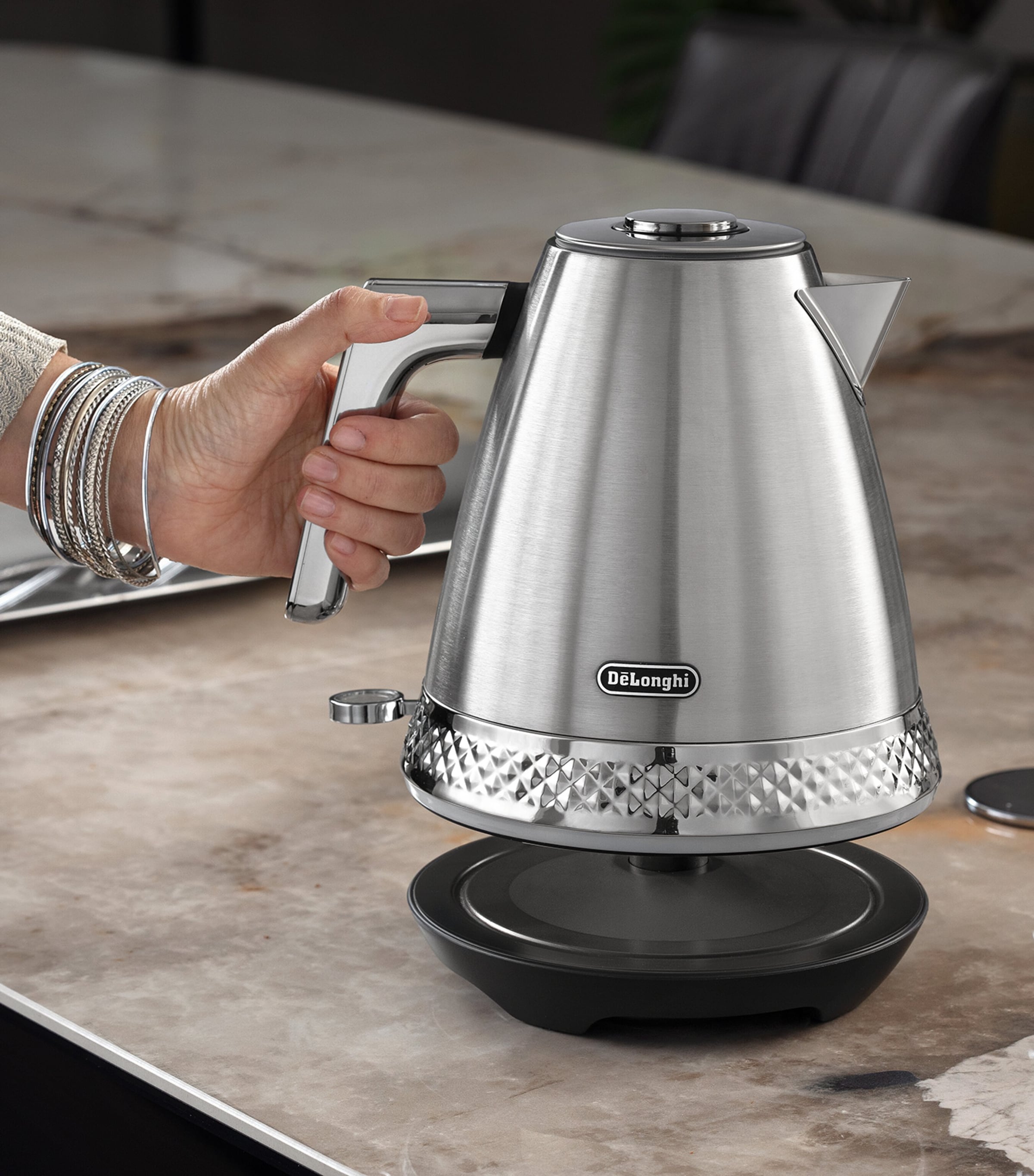 Stainless Steel Diadema Kettle SILVER Image 5