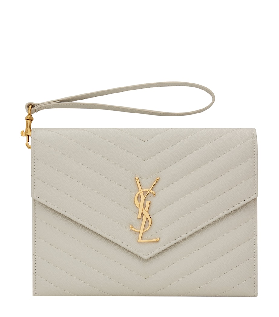 Saint Laurent Monogram Saint Laurent Matelassé Clutch Pouch Image 1