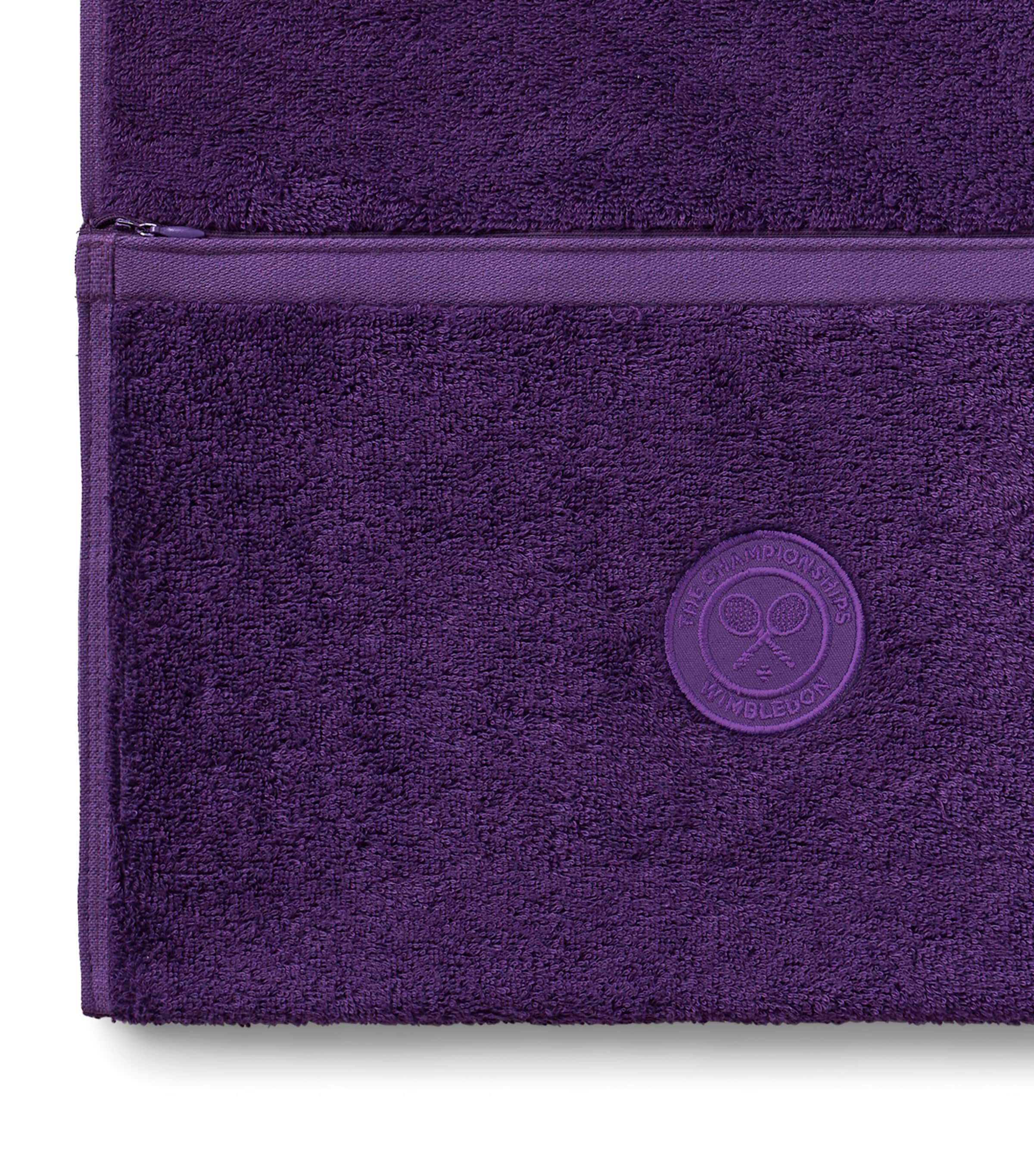Christy x Wimbledon Logo Gym Towel (40cm x 120cm) Purple Image 4