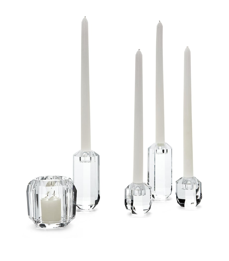 Faceted Leigh Votive CLEAR Image 3