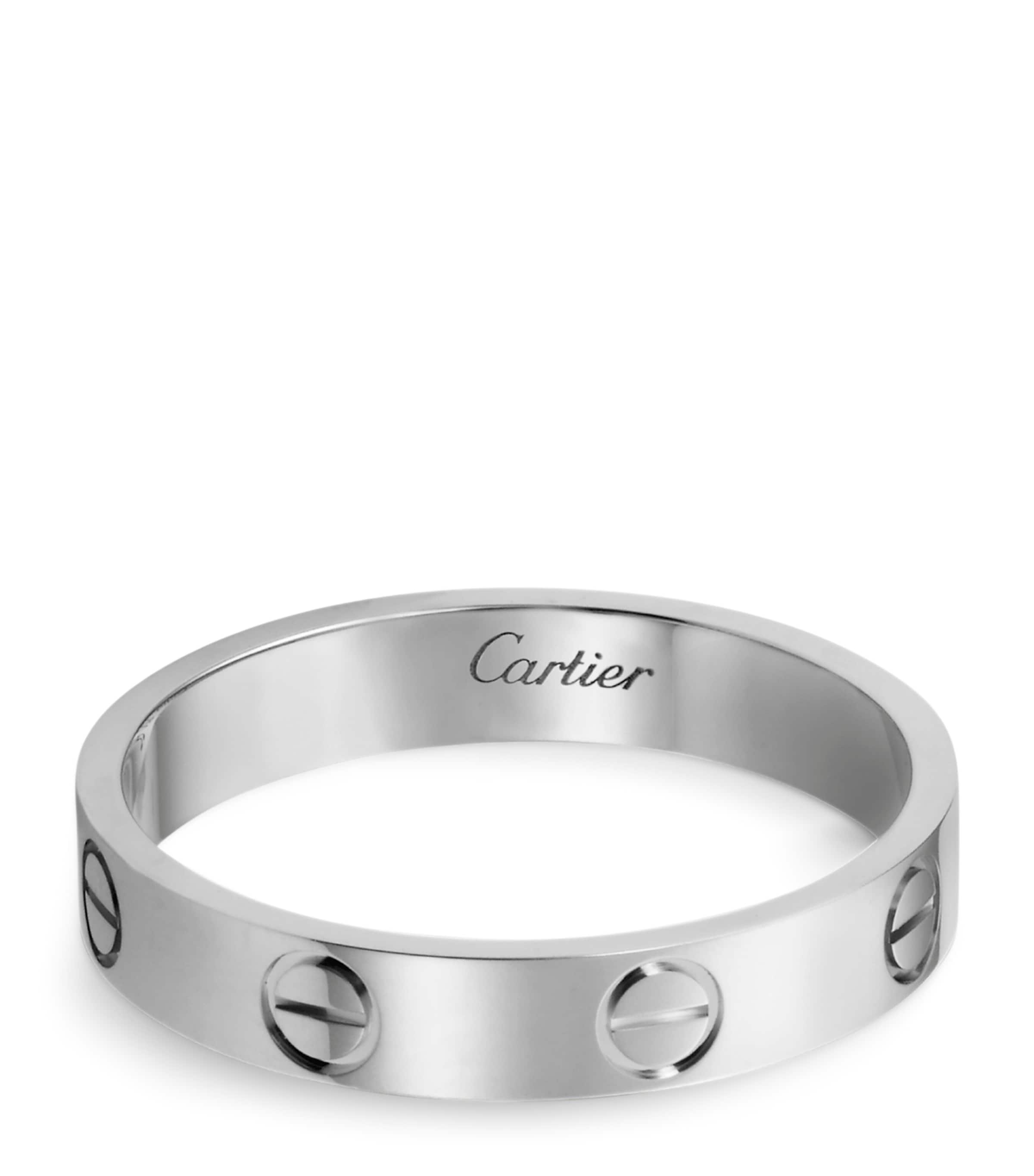 Platinum LOVE Wedding Band MULTI Image 4