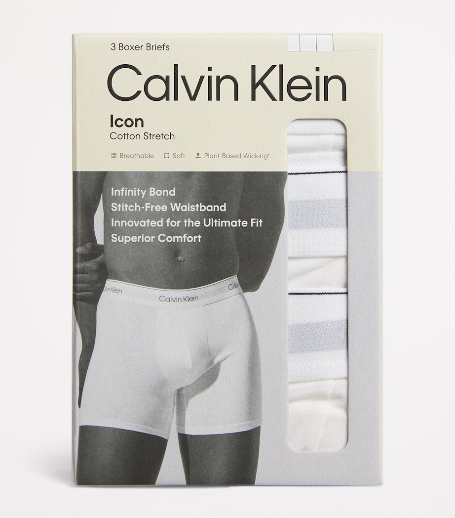 Stretch-Cotton Trunks (Pack of 3) 100-WHITE Image 4