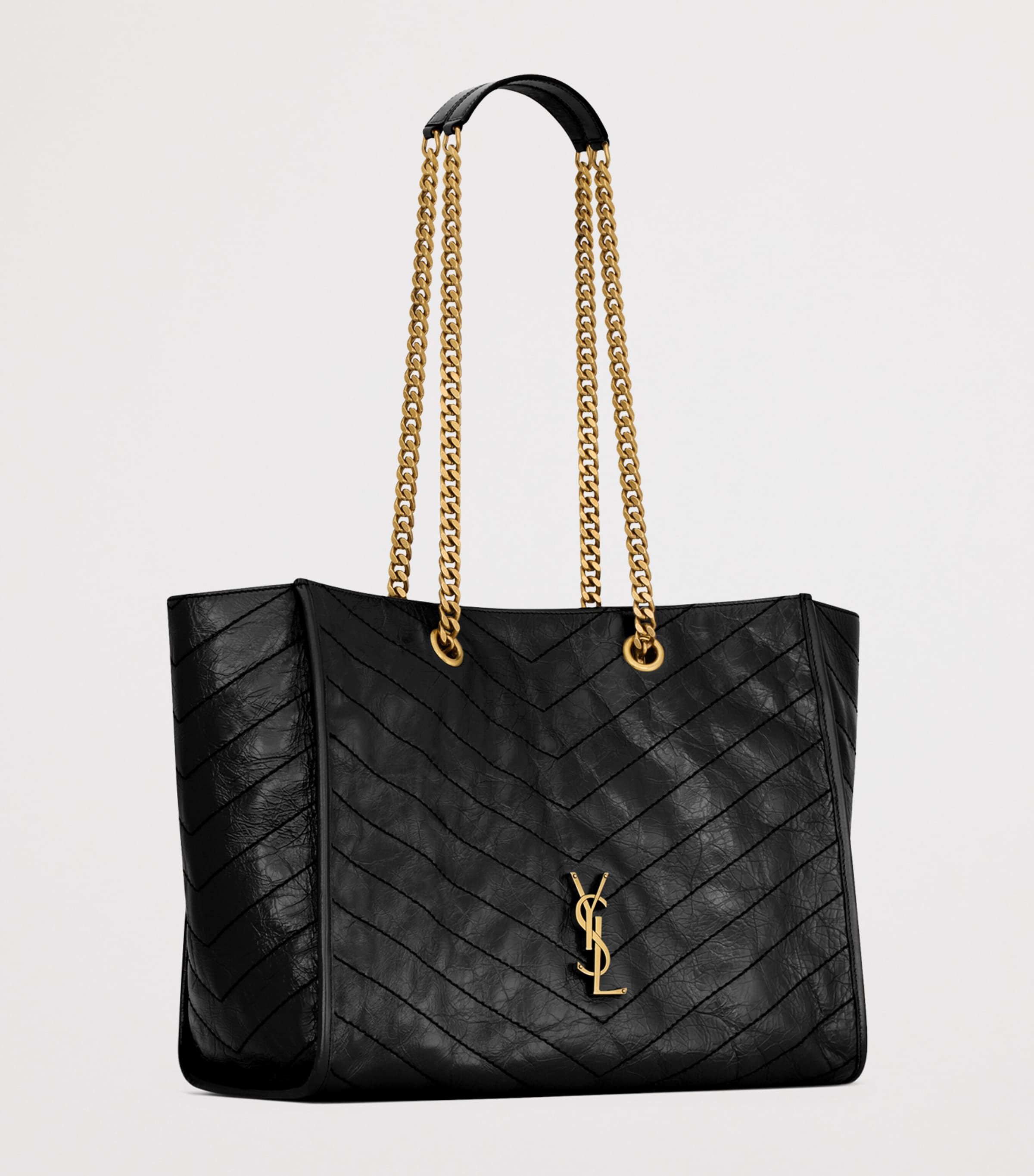 Saint Laurent Womens Medium East-West Niki Shopping Bag Image 4