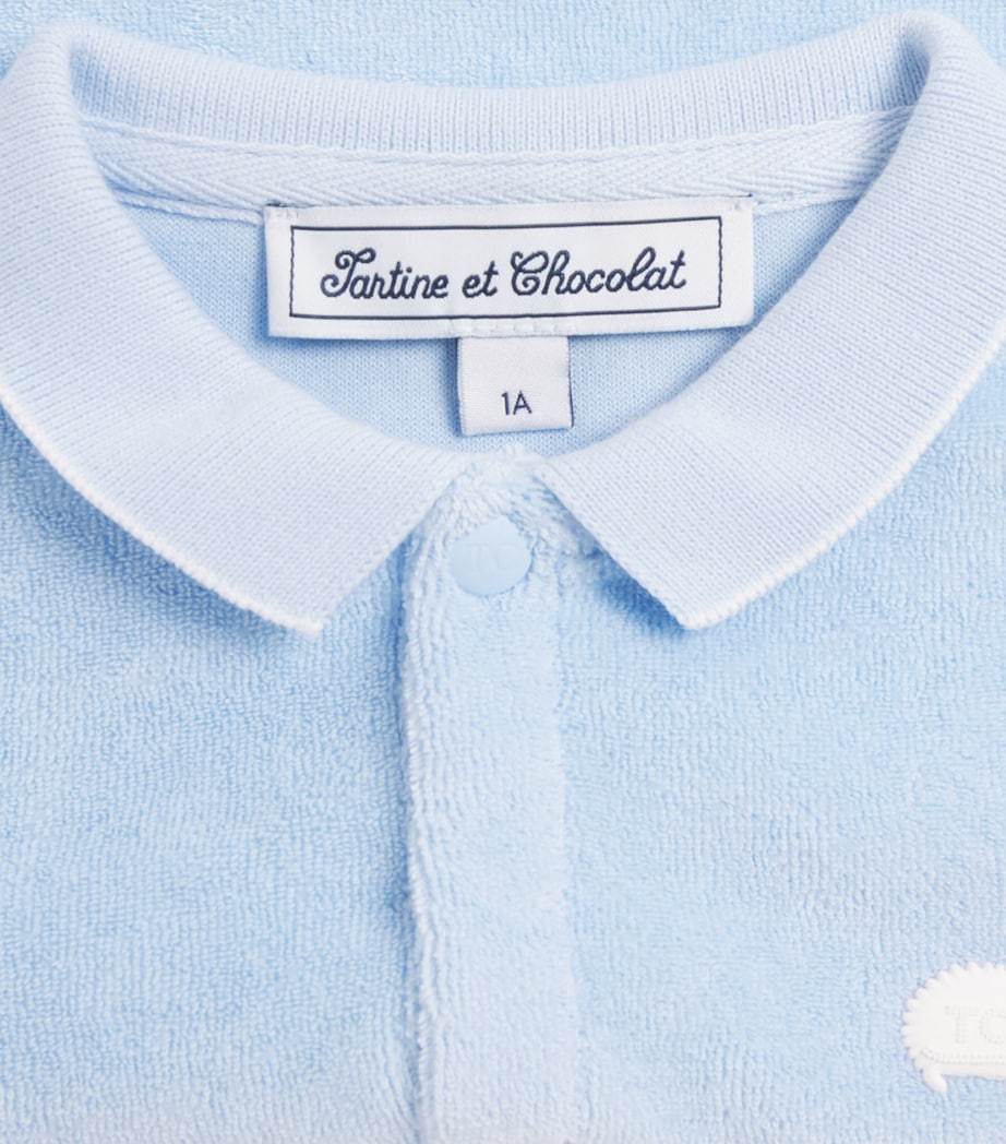 Cotton-Blend Polo Shirt (3-18 Months) 44NUAGE Image 3