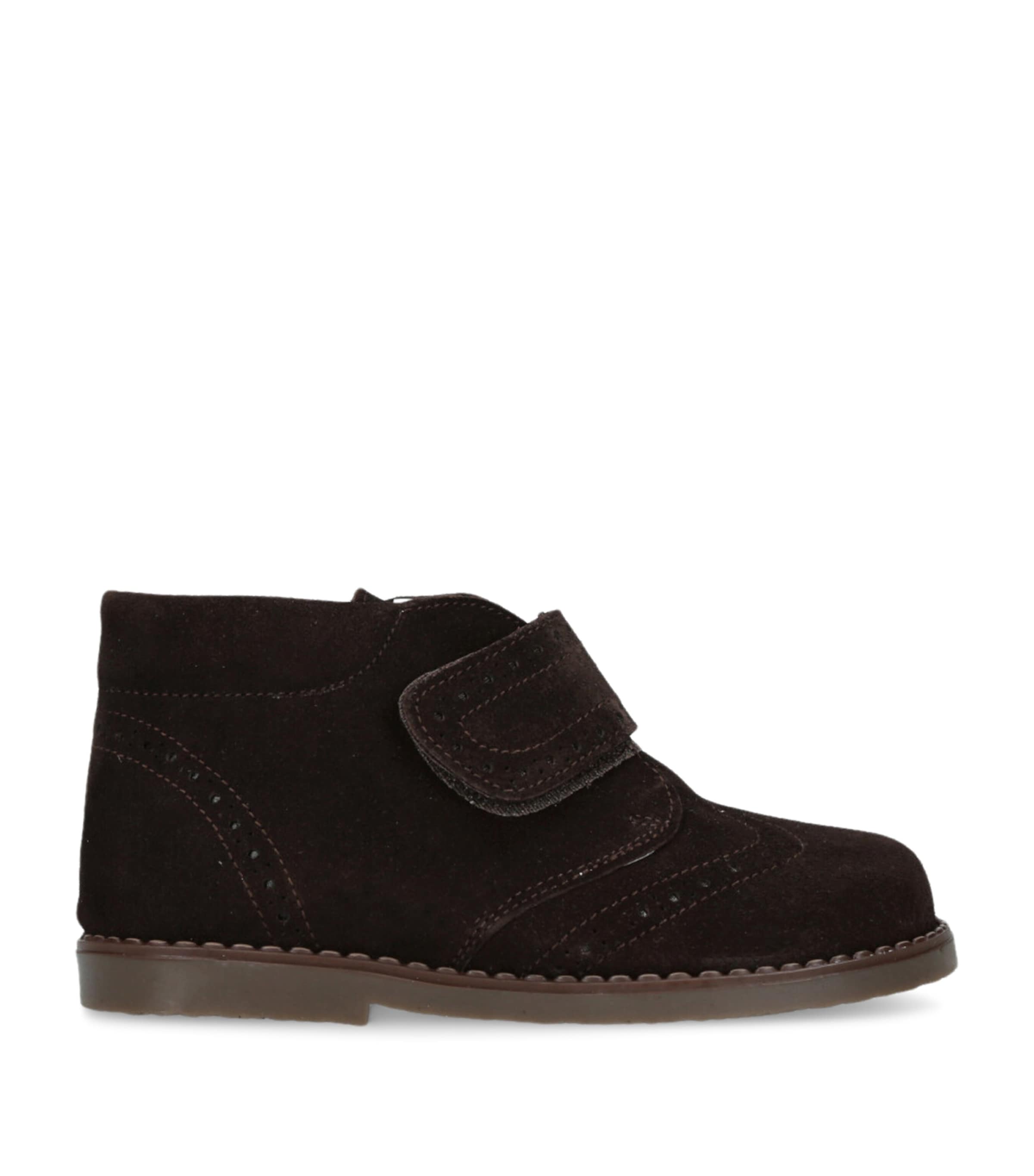 Papouelli Suede Jimmy Loafers In Brown