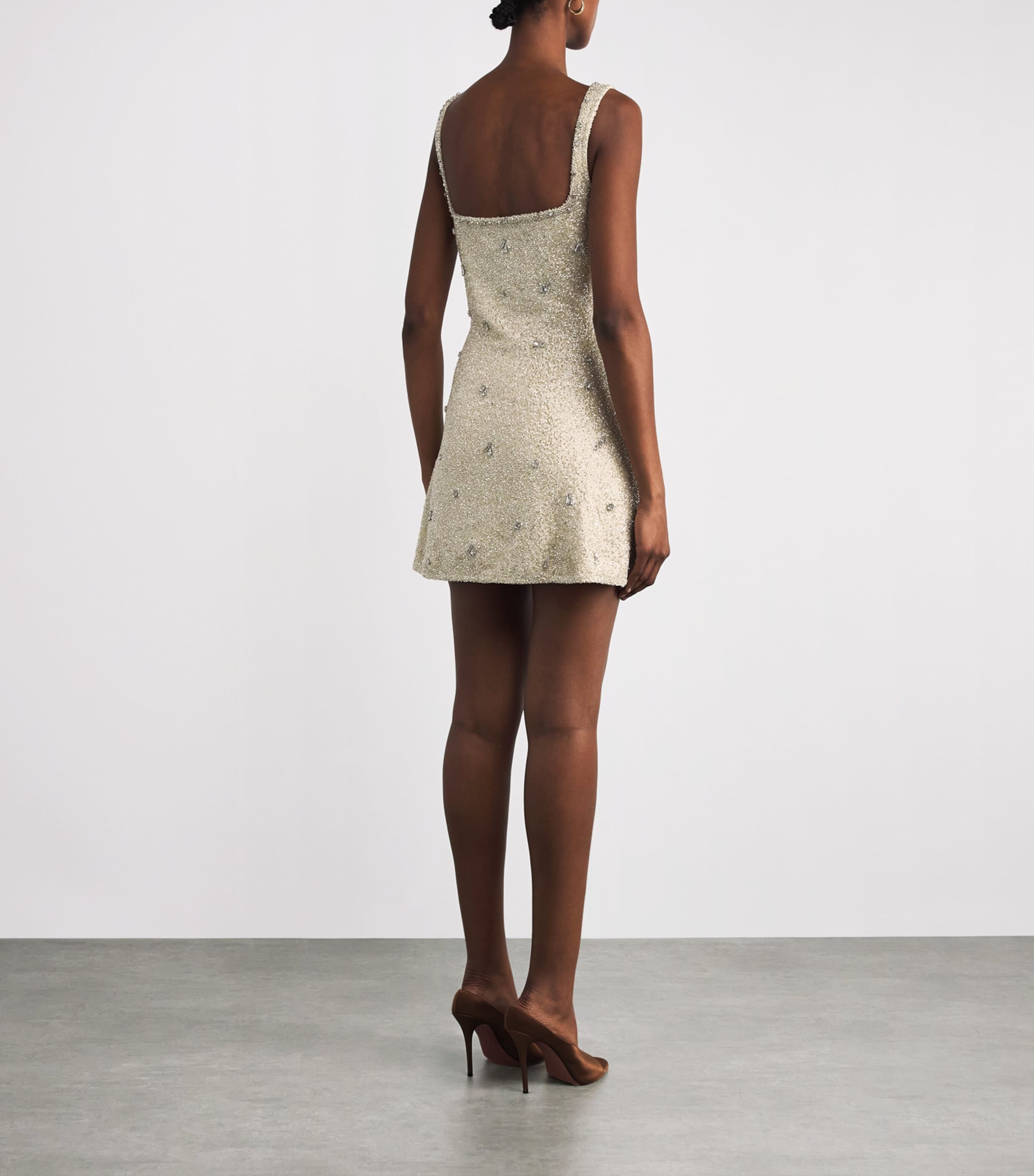 Pamela Mini Dress PLATINUM Image 3