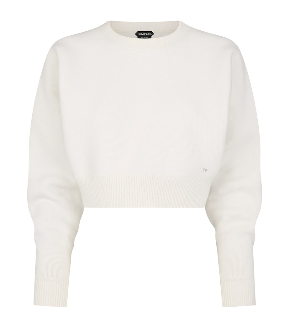 TOM FORD Womens Wool-Cashmere Sweater Wac Image 1