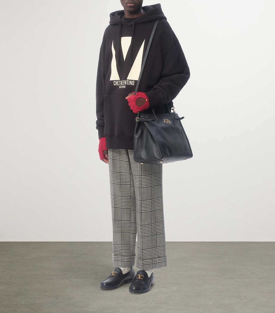 Medium Leather Antibes Tote Bag 0NO Image 6