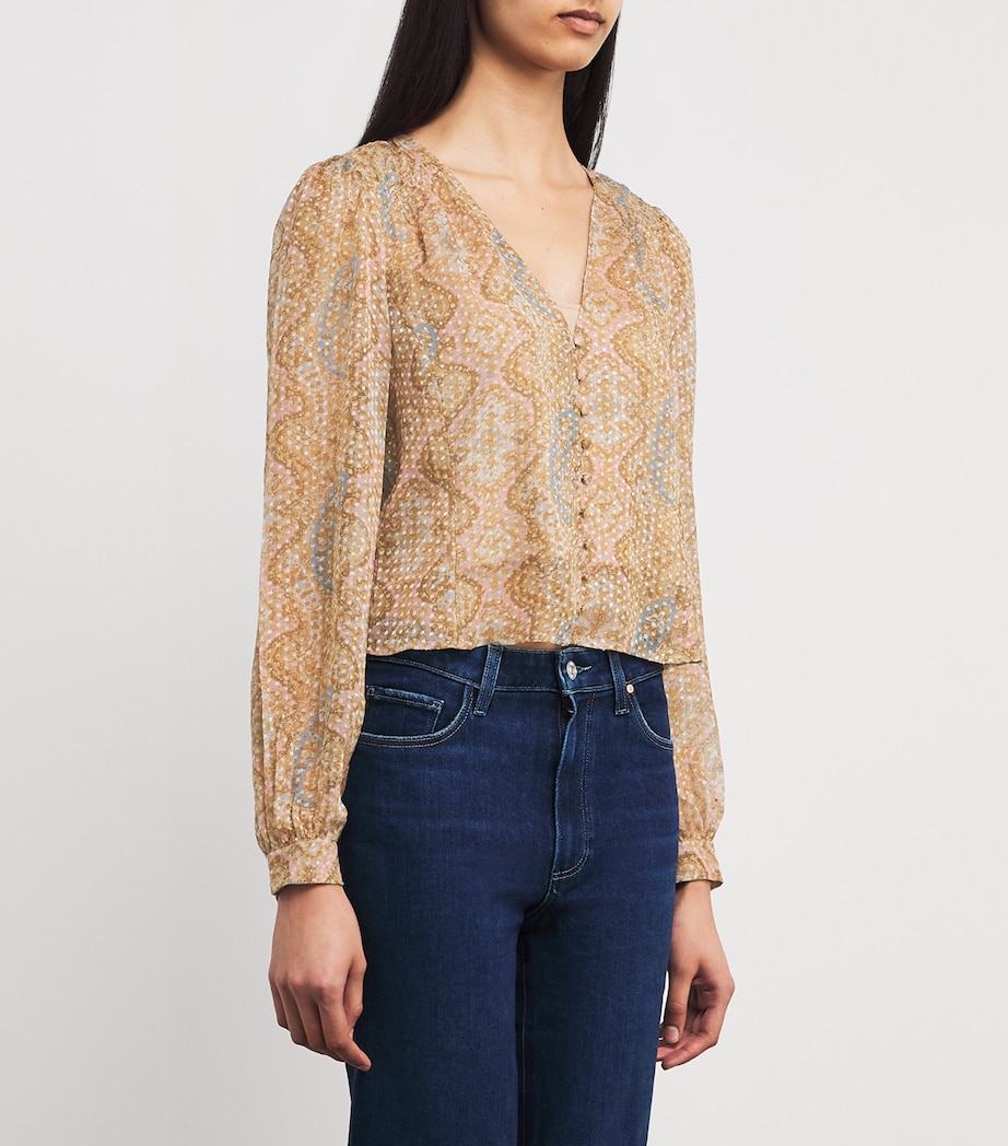 Devoré Dezi Blouse HONEY MULTI Image 3