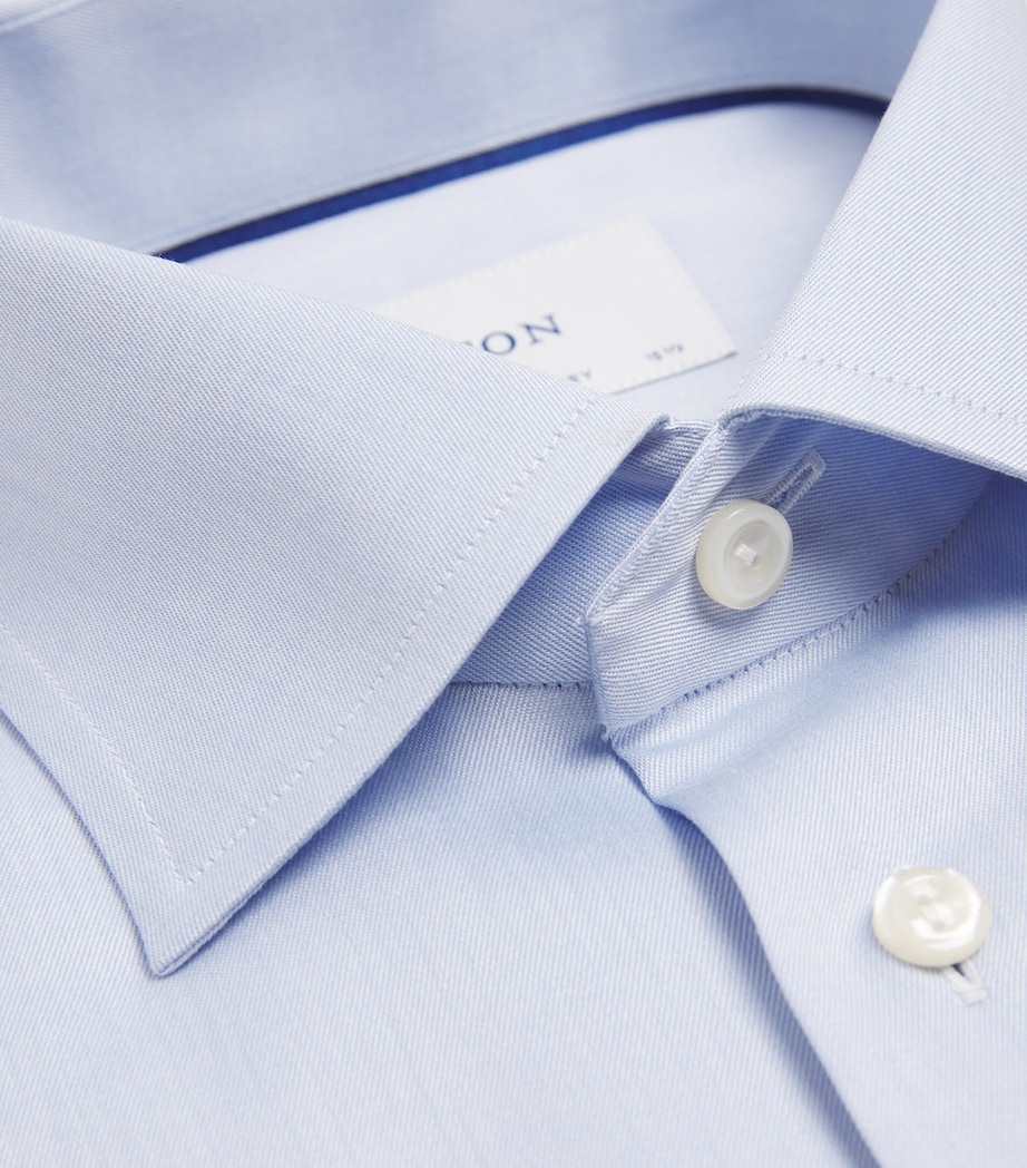 Cotton Contemporary Fit Shirt BLUE Image 5