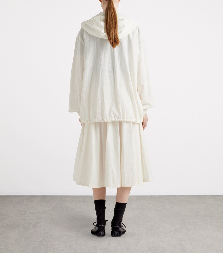 Cotton-Blend Midi Skirt F0304 Image 5