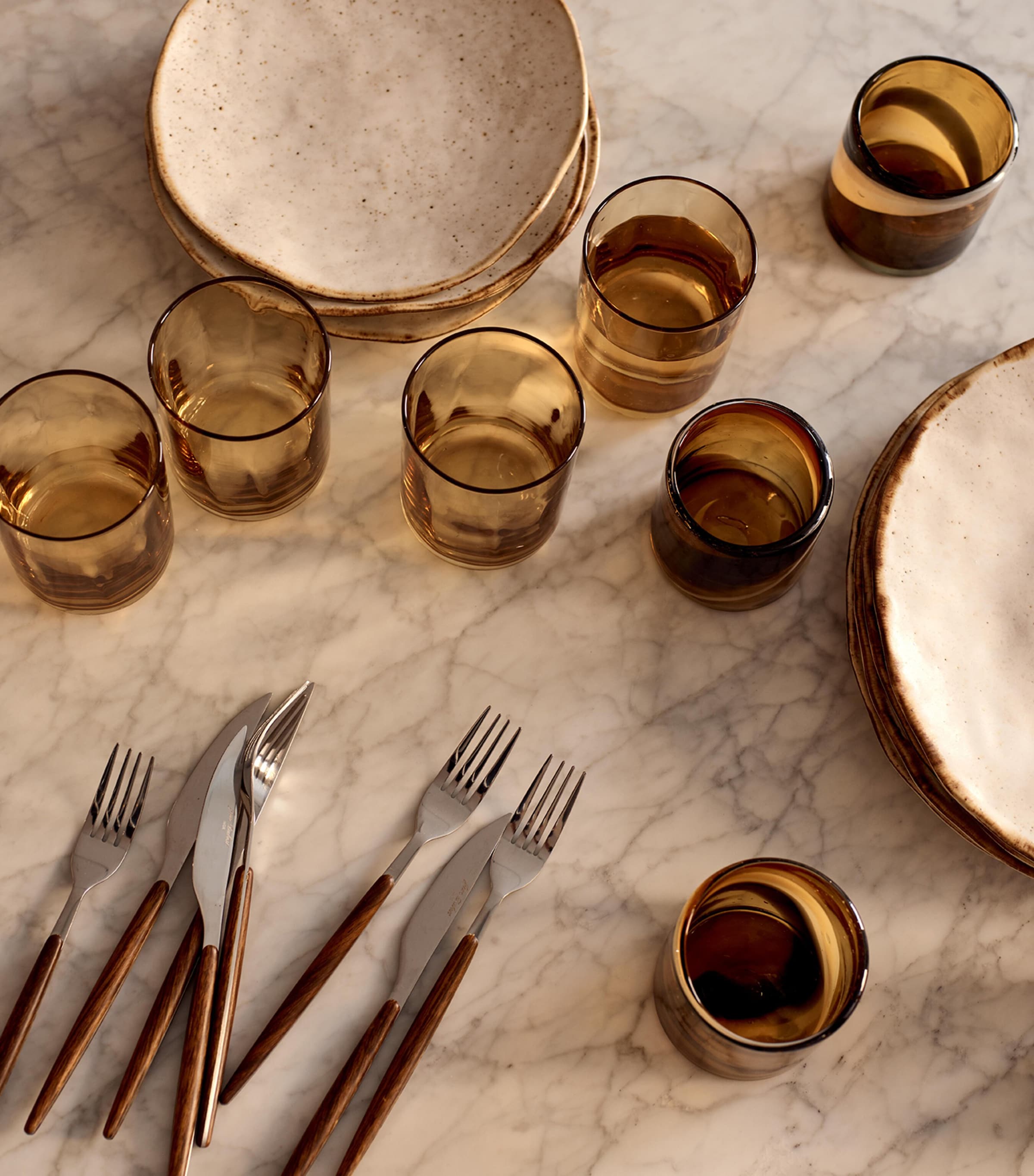 Set of 4 Emden Side Plates (15cm) NEUTRAL Image 5