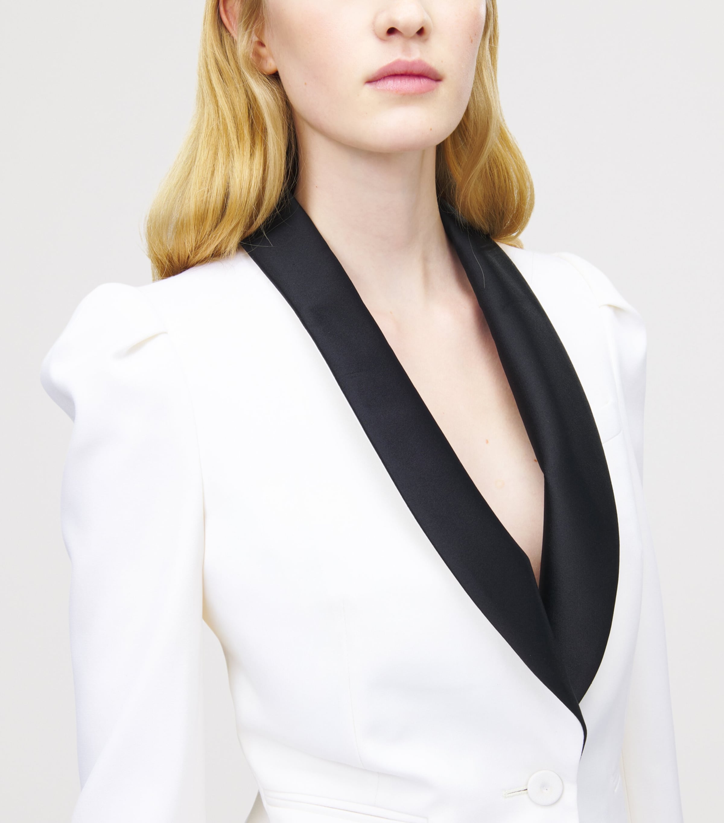 Wool Cropped Blazer 9016 Image 6