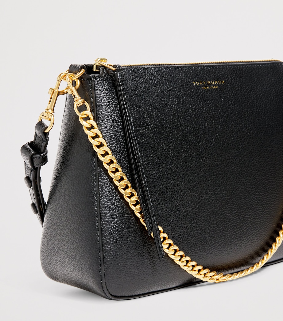 Leather Perry Shoulder Bag 001 BLACK Image 6