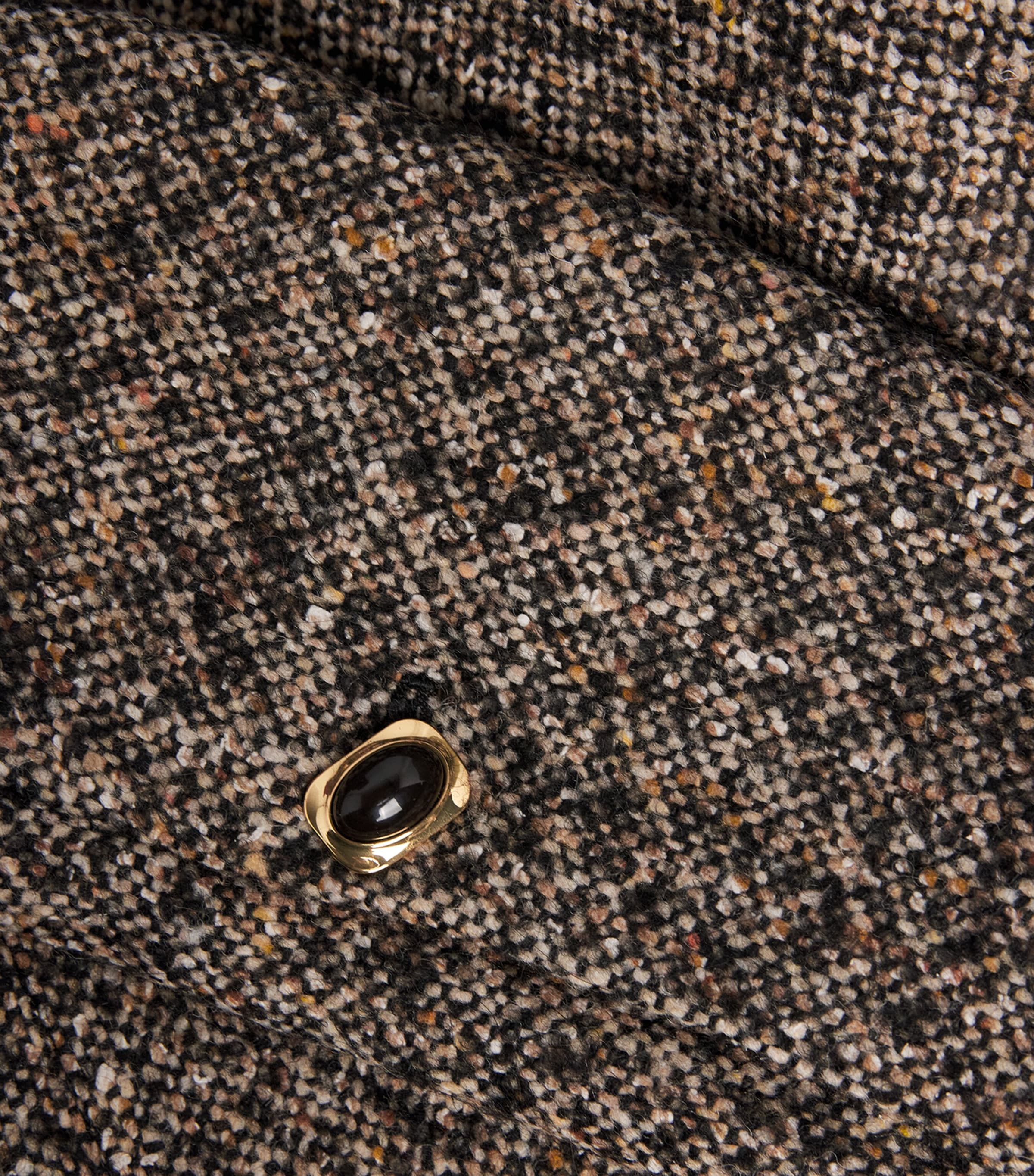 Veronica Beard Womens Tweed Maci Dickey Blazer Black Melange Image 6
