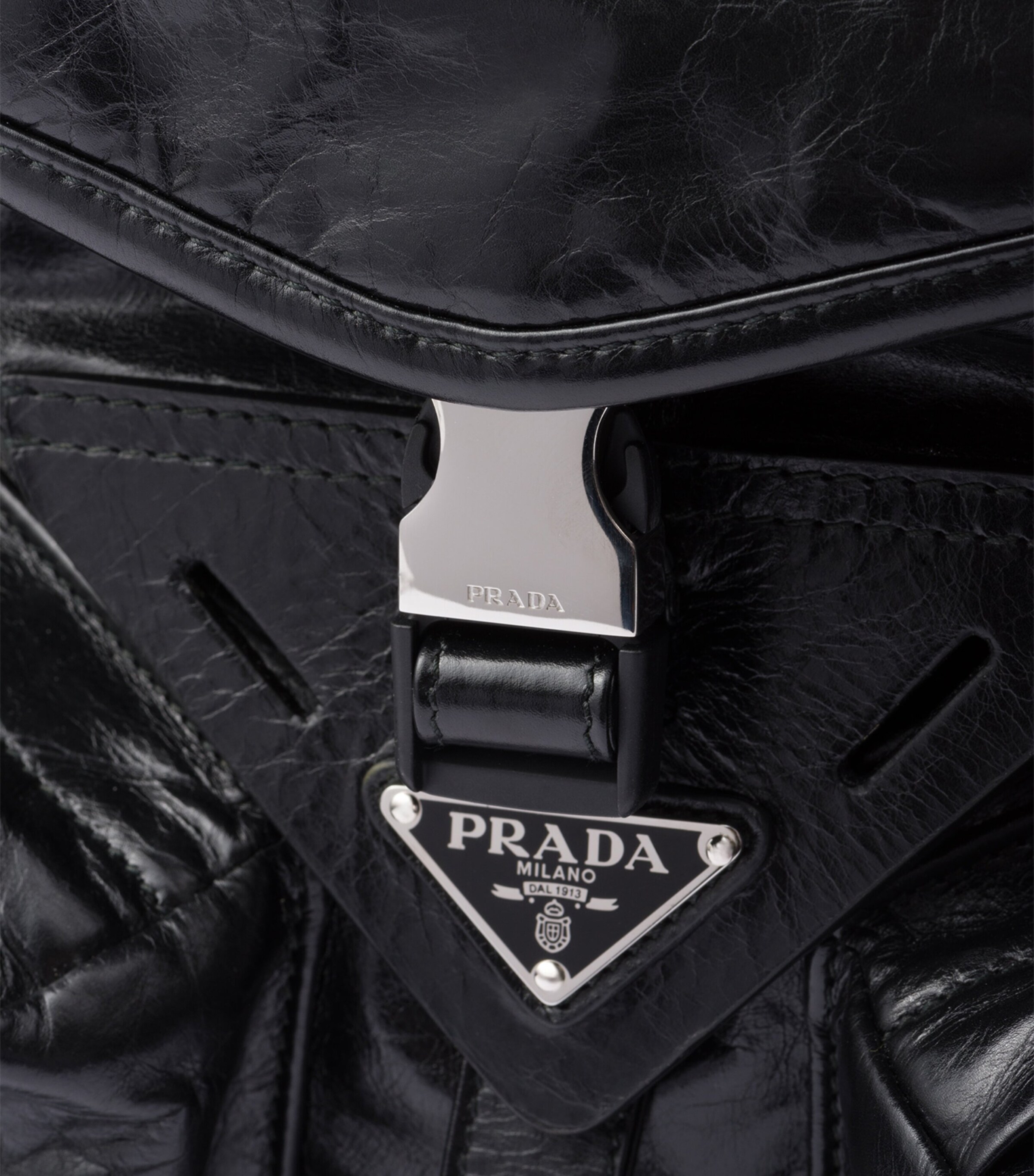 Prada Leather Shoulder Bag Image 6