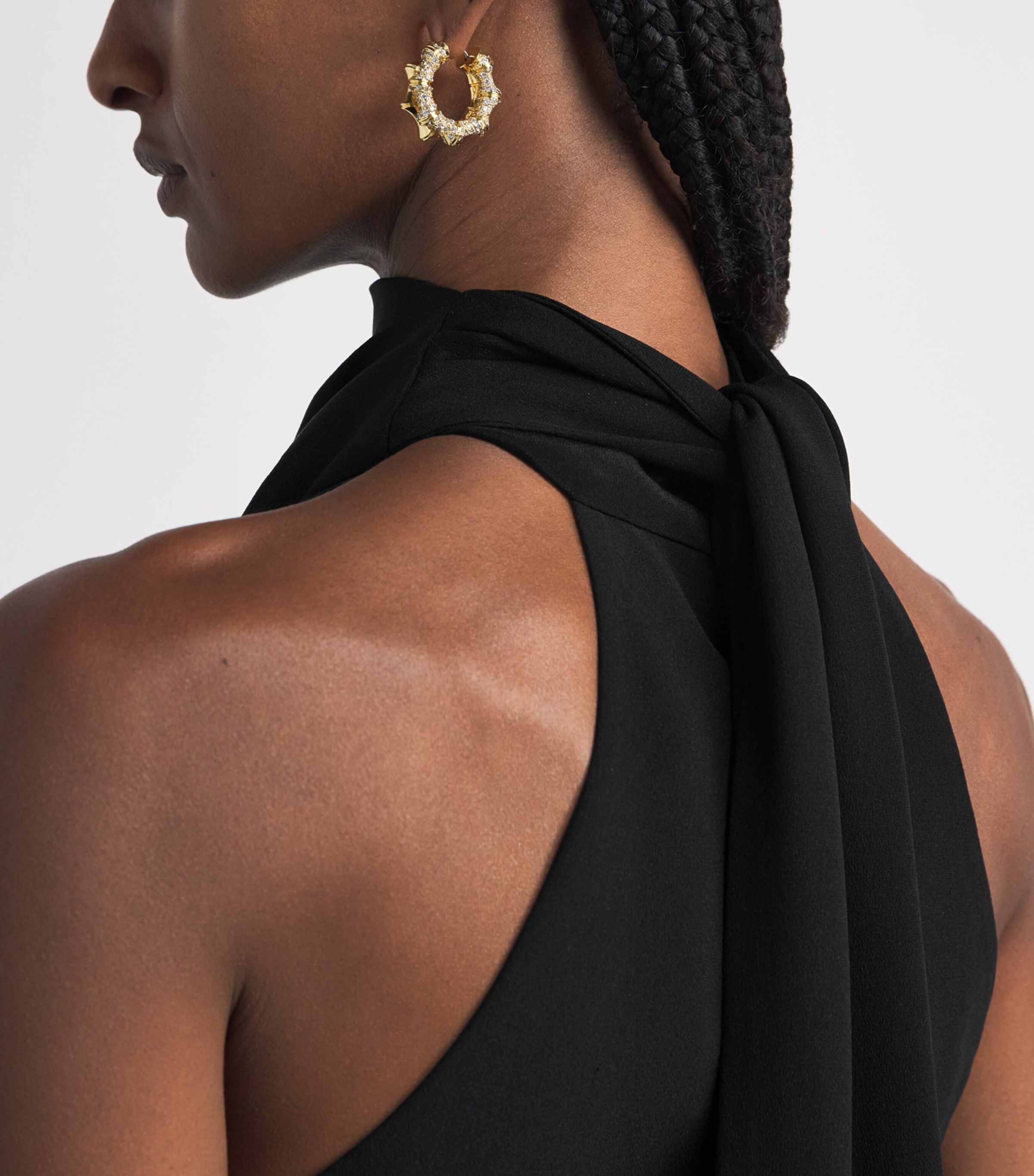 Cult Gaia Womens Fringe-Detail Noosha Maxi Dress Black Image 3