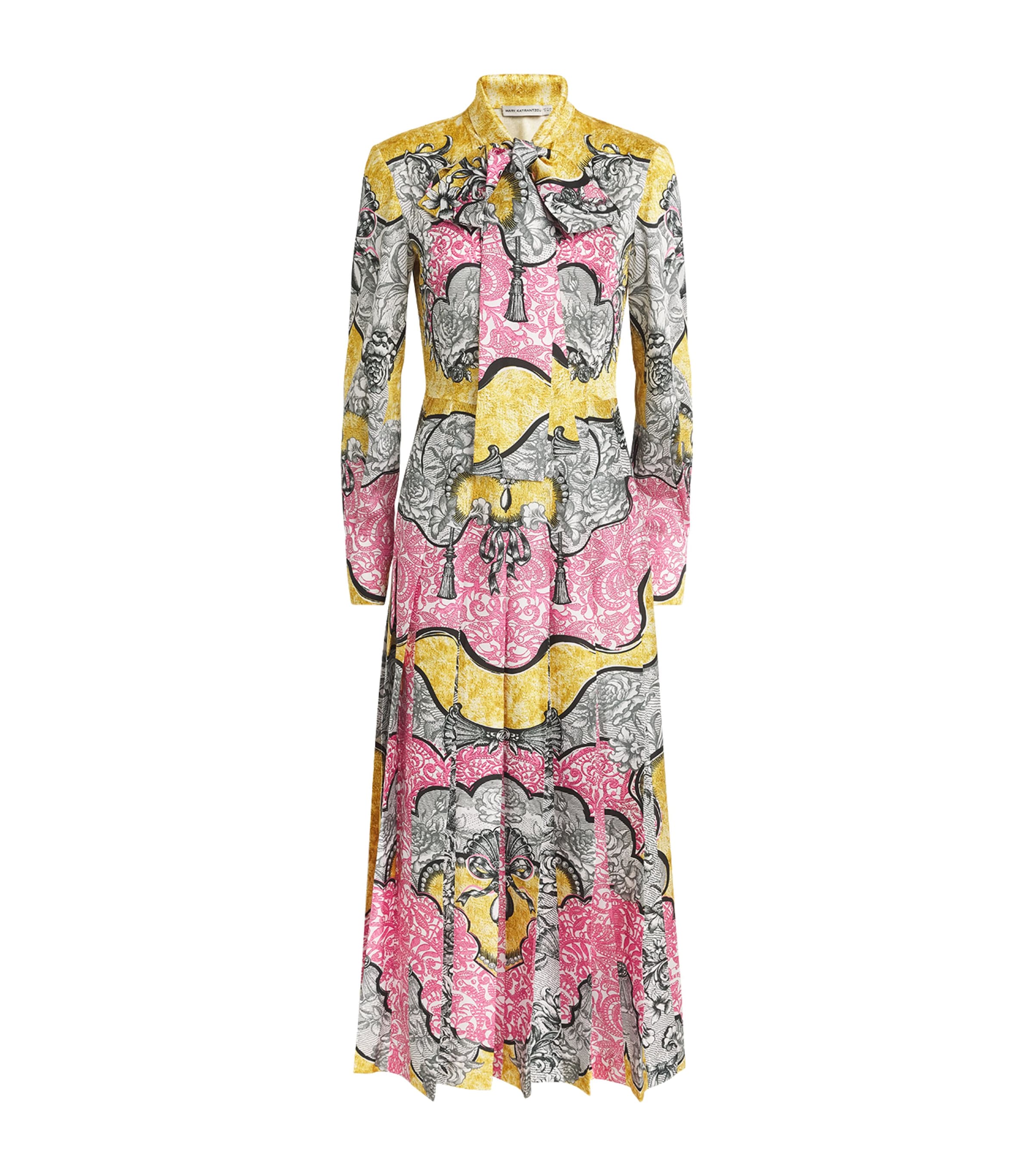 Mary Katrantzou Rocaille Lace Alexis Midi Dress In Multi