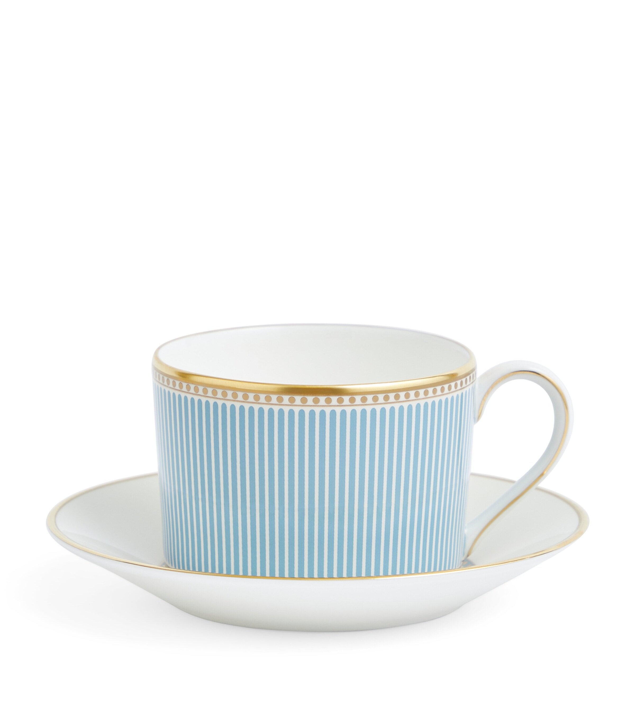 Bone China Helia Teacup and Saucer MULTI Image 4