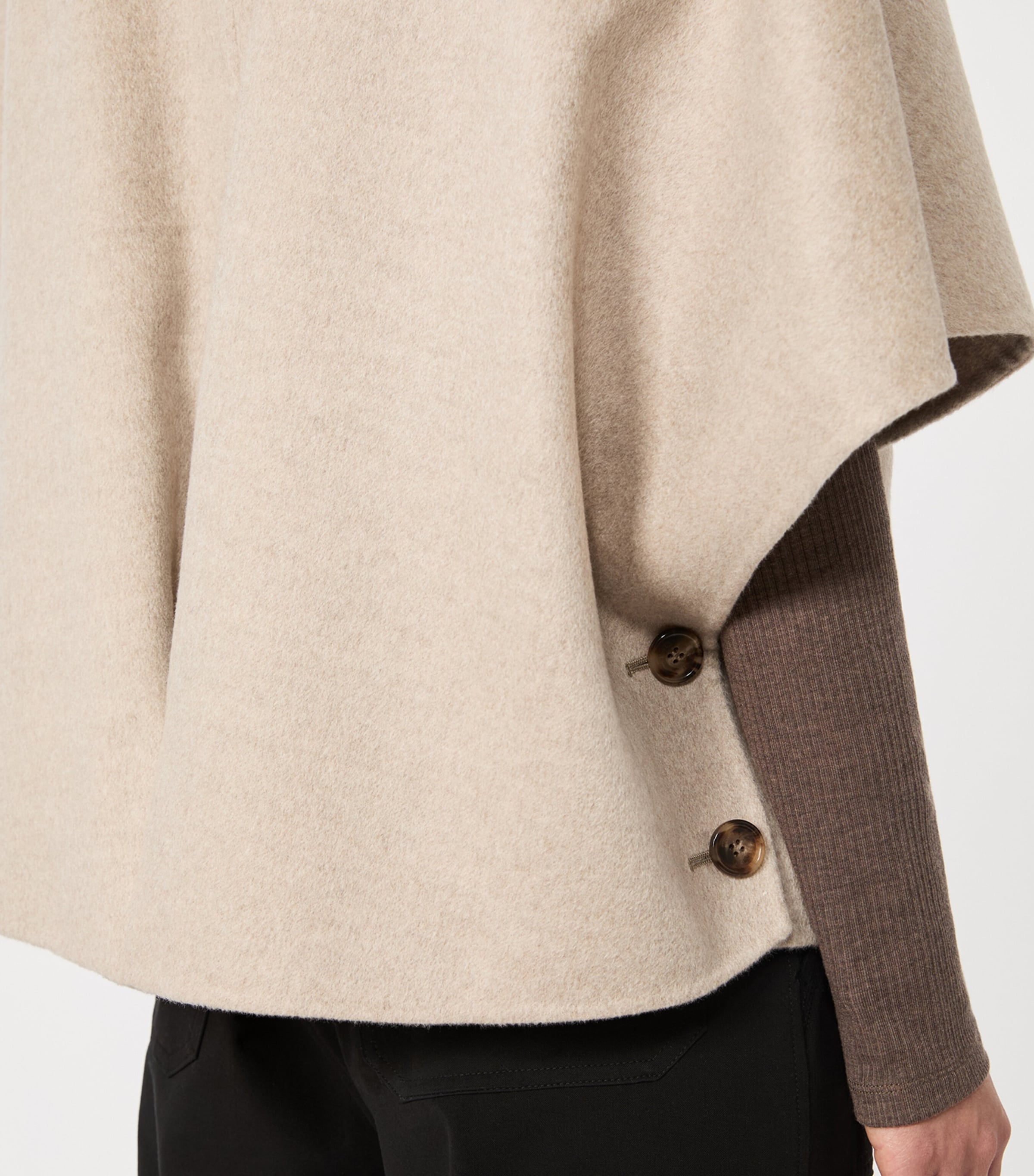 Max Mara Womens Cashmere Cape Stone Image 5