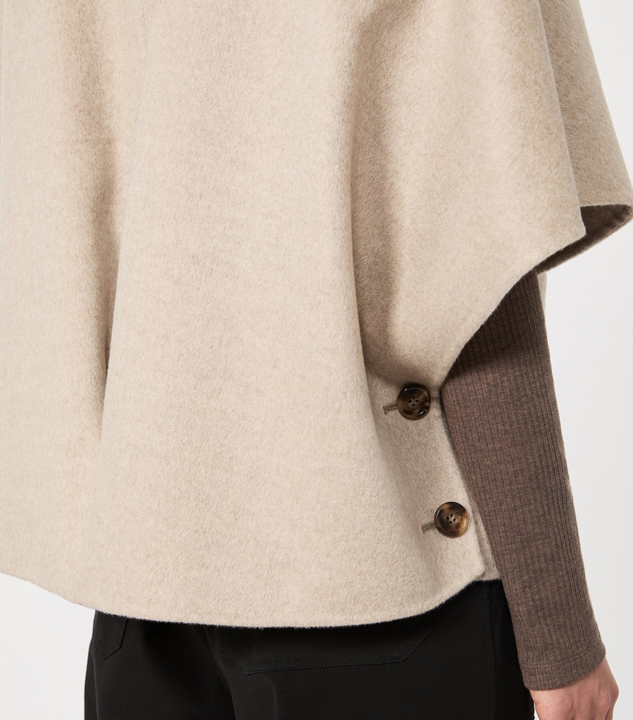 Max Mara Womens Cashmere Cape Stone Image 5