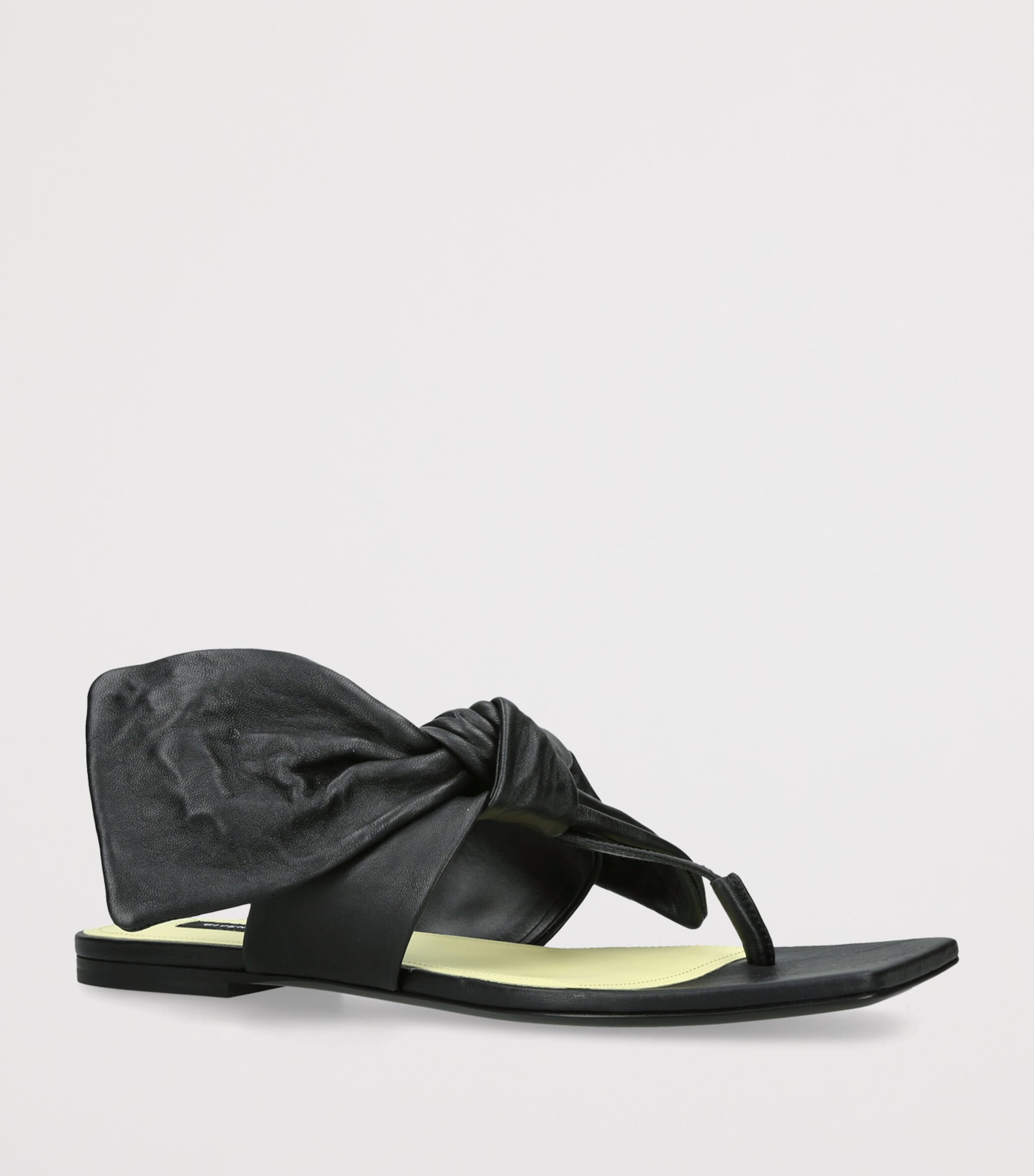 Givenchy Leather Boudoir Bow Sandals Black Image 3