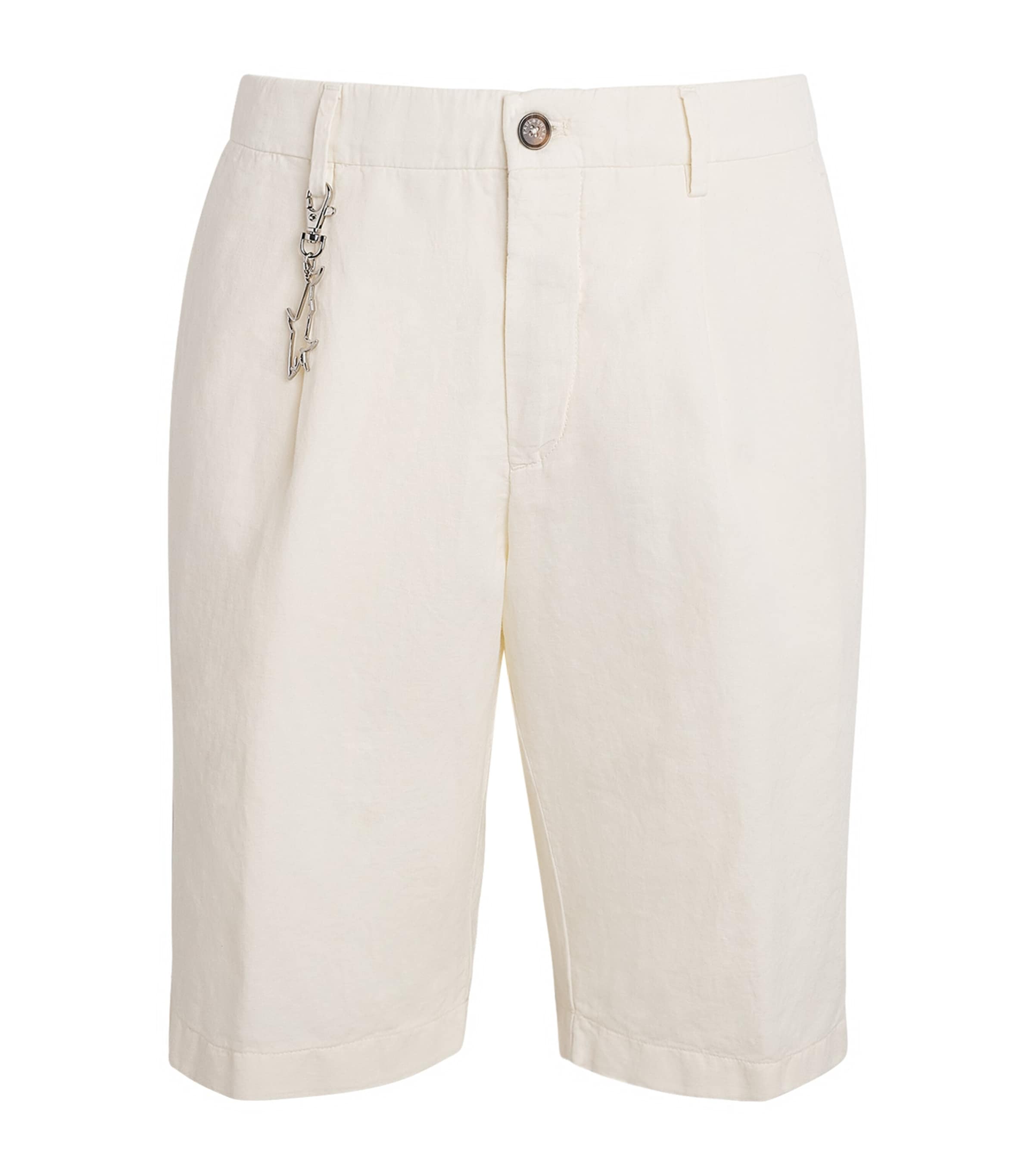 Cotton-Linen Bermuda Shorts 030 TOFU Image 1