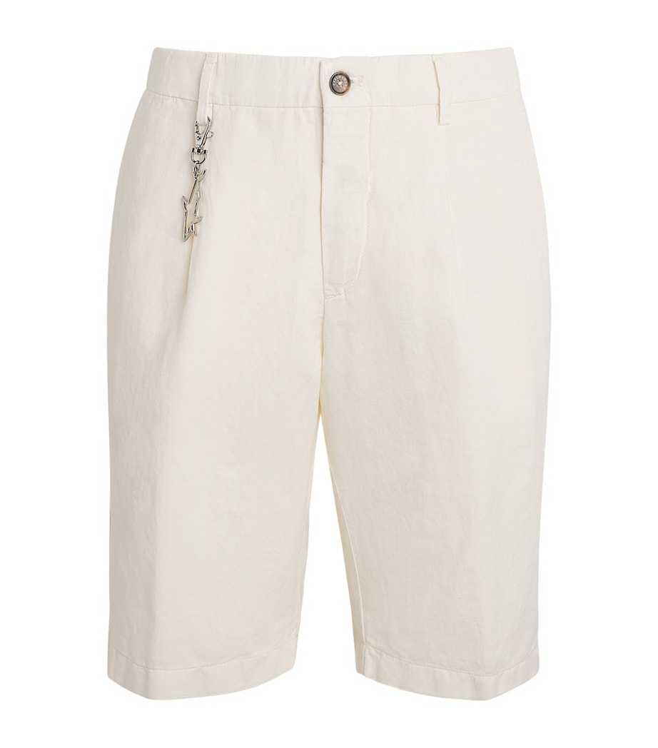 Cotton-Linen Bermuda Shorts 030 TOFU Image 1