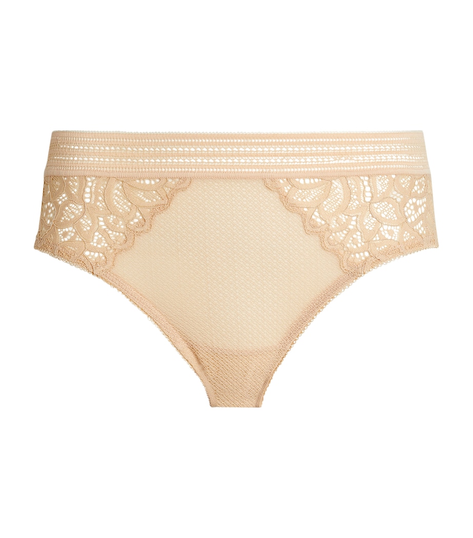 Lace-Trim Raffine Briefs FRAPPE (FRP) Image 1