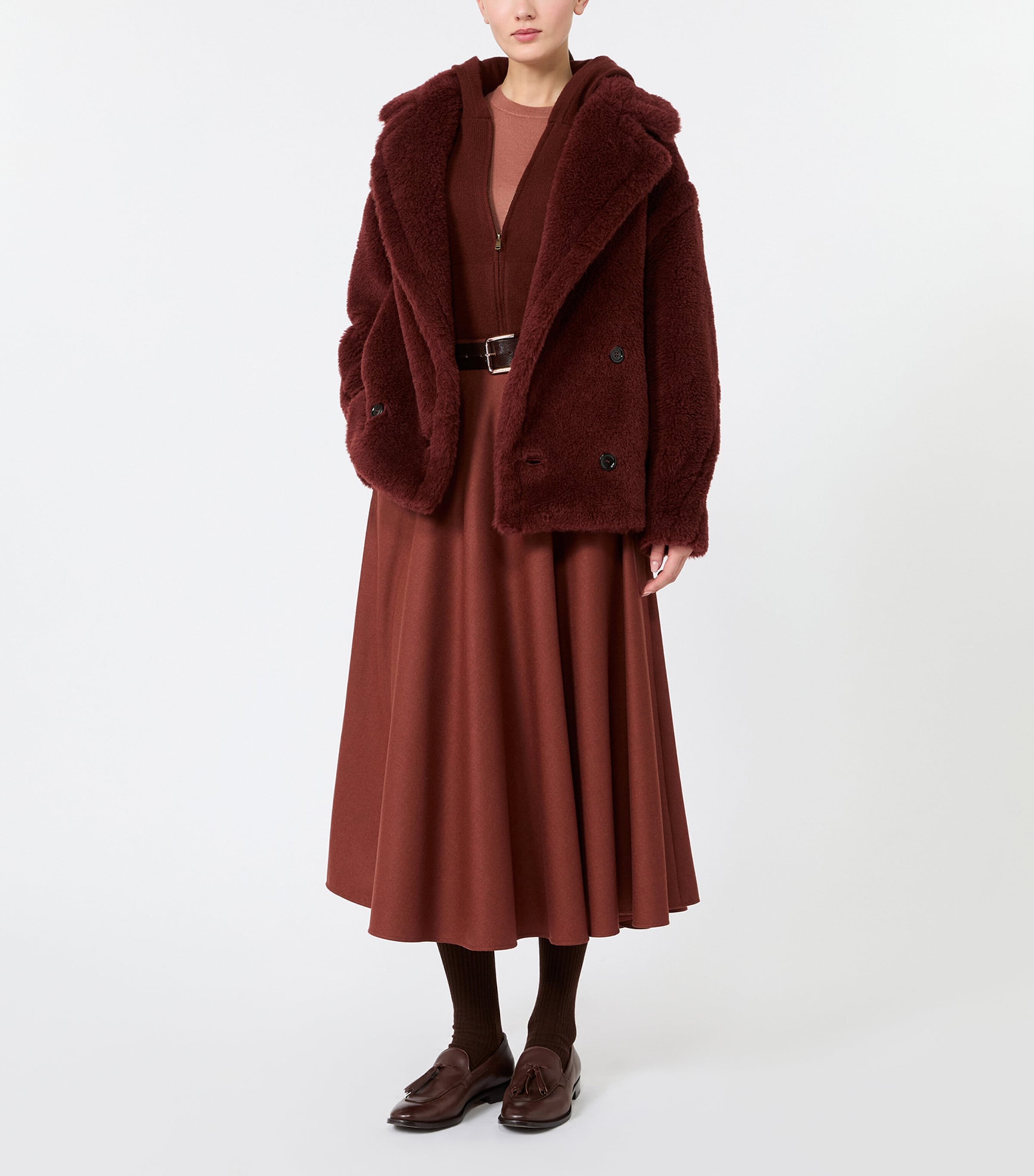 Max Mara Womens Cashmere Sweater Terra Cotta Image 5