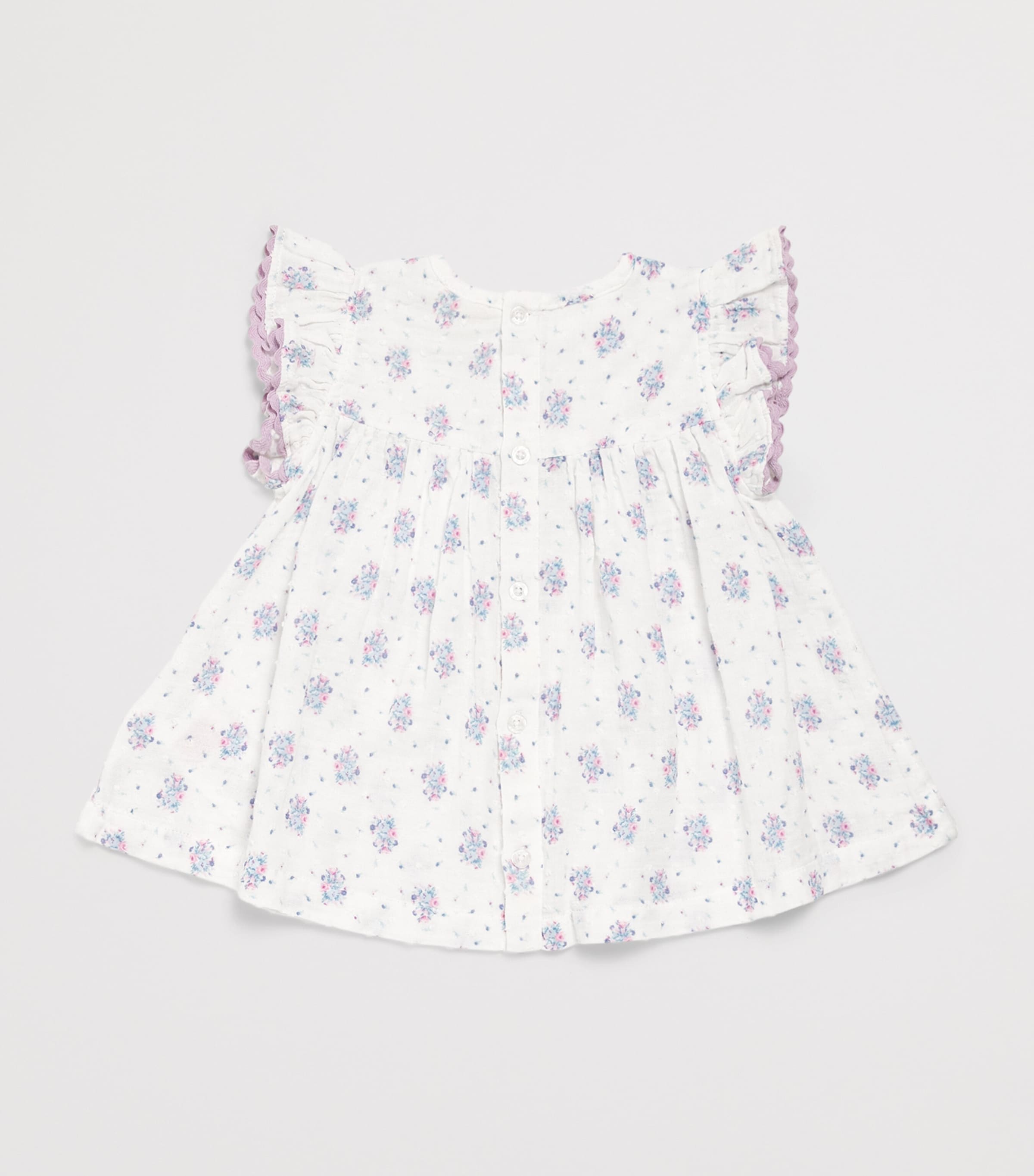 Louise Misha Floral Shanti Dress (6-24 Months) Flwr Dn Image 2