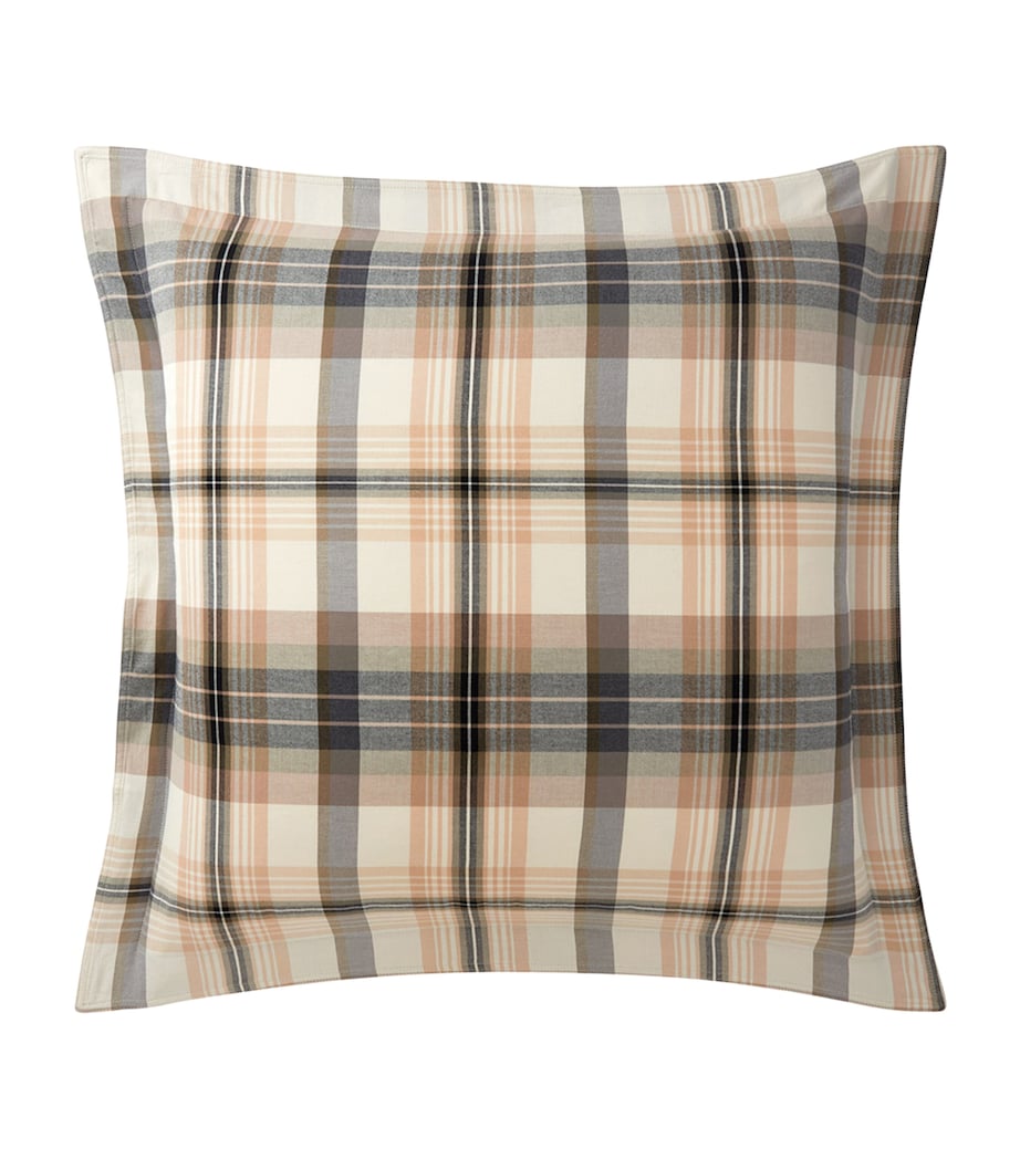 Adelina Square Oxford Pillowcase (65cm x 65cm) OATMEAL Image 1