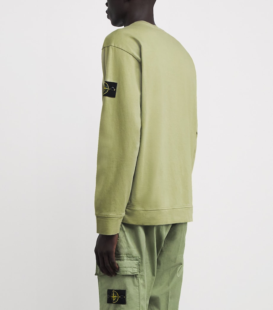 Cotton Compass Logo Sweatshirt V0055 Image 4