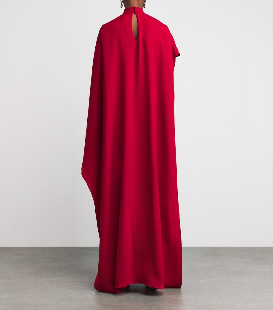 Crepe Cady Carrington Maxi Dress RUBY Image 3