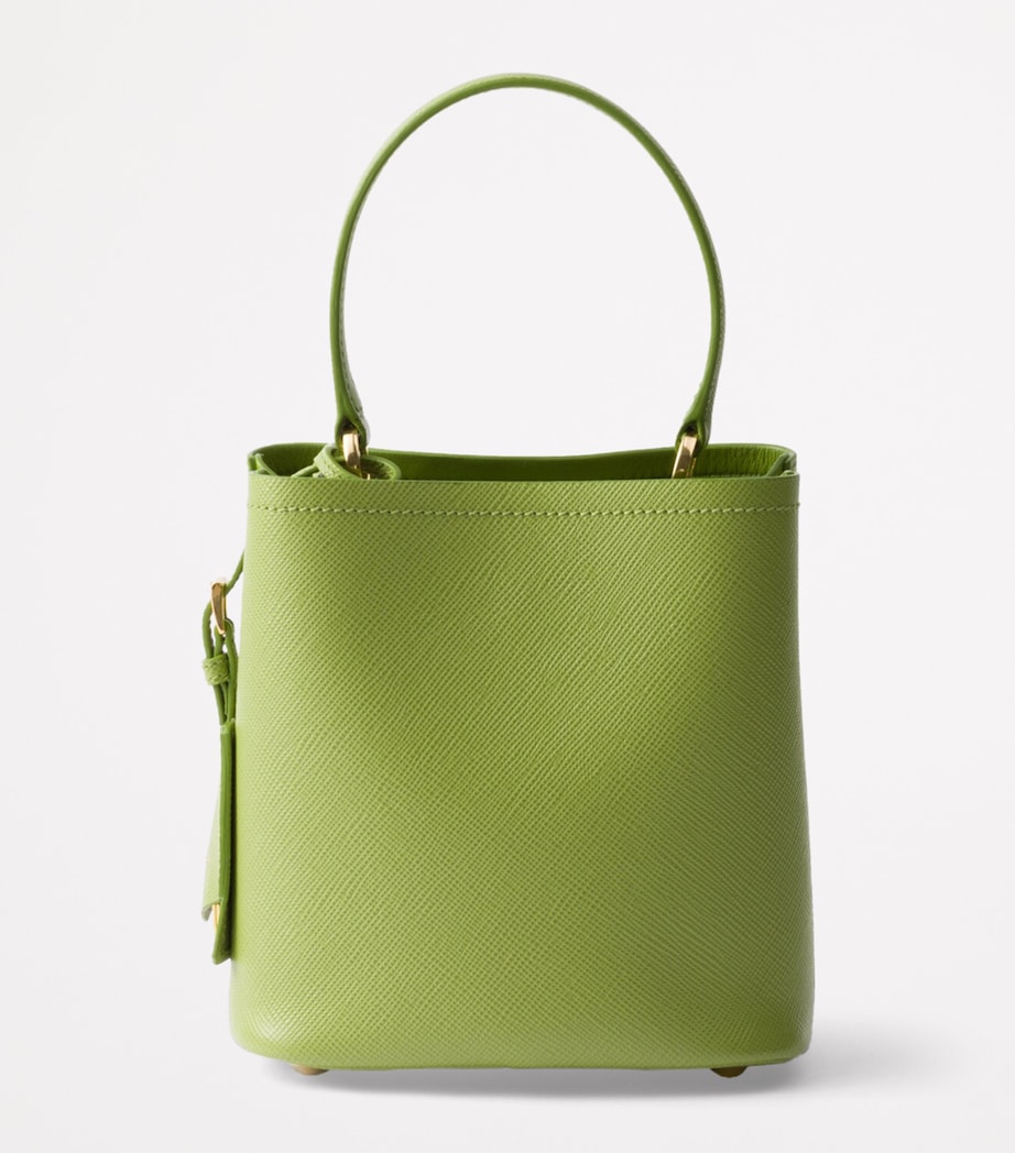 Prada Small Saffiano Leather Panier Top-Handle Bag Image 3