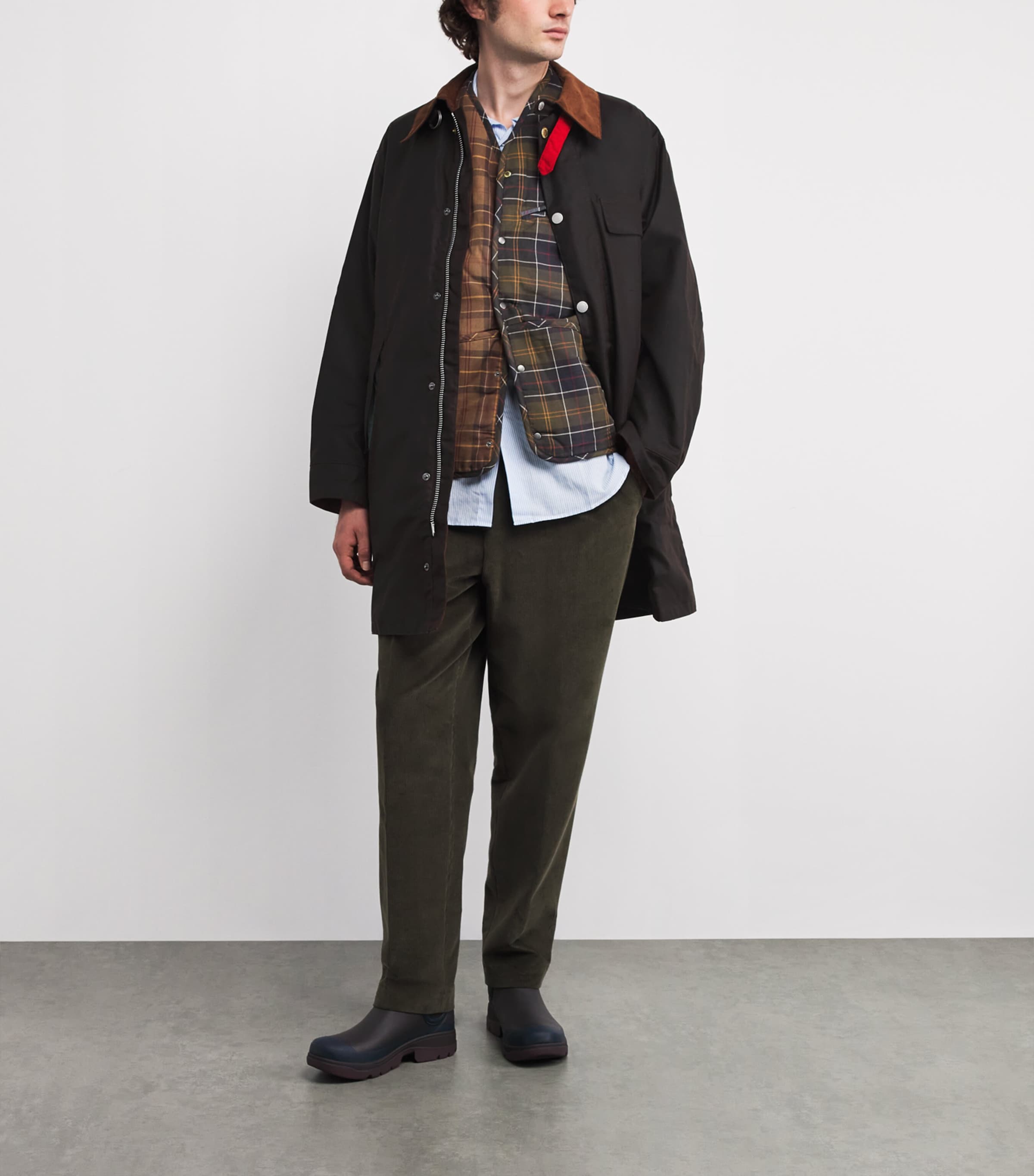 Barbour Brown x Paul Smith Beeston Waxed Jacket | Harrods US