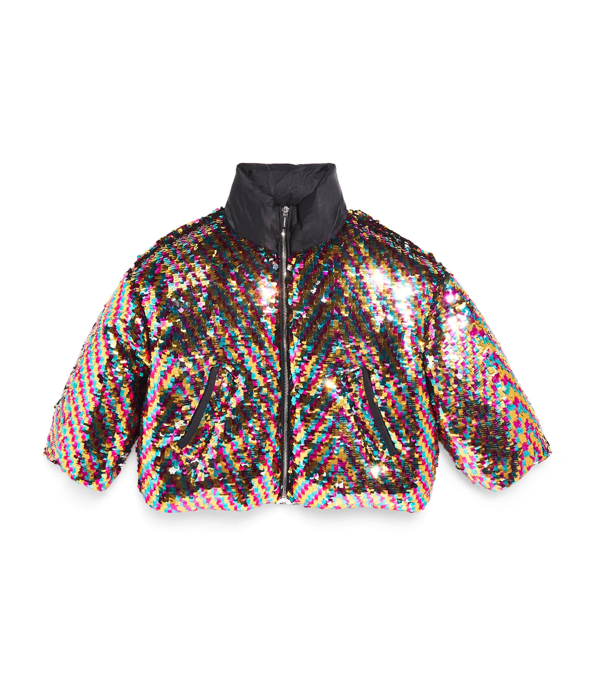 Shop Khrisjoy Down Sequinned Moon Jacket