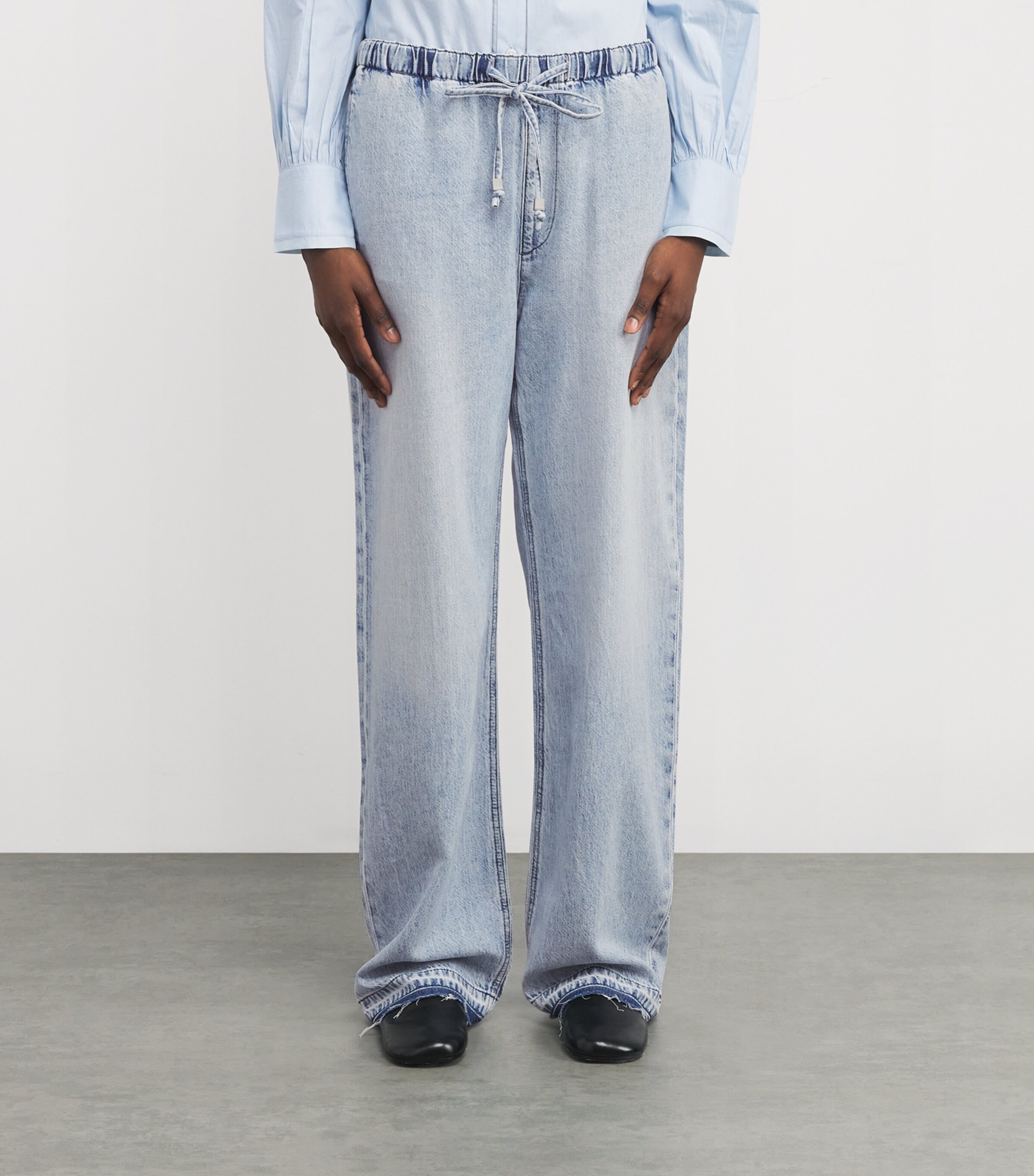 Rag & Bone Womens Denim Logan Beach Trousers Kierra Image 3
