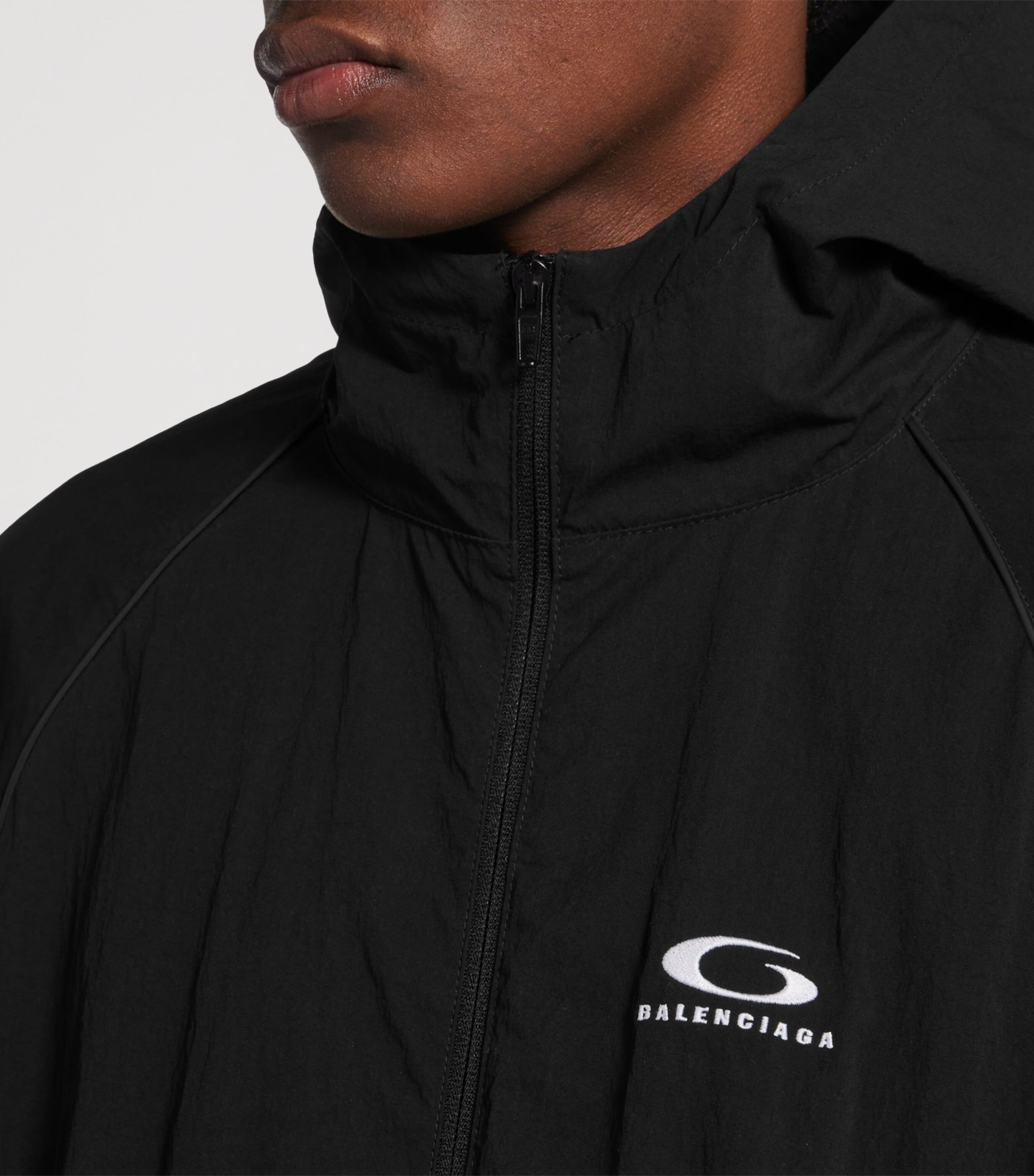 Balenciaga Mens Loop Sports Icon Track Jacket Image 6