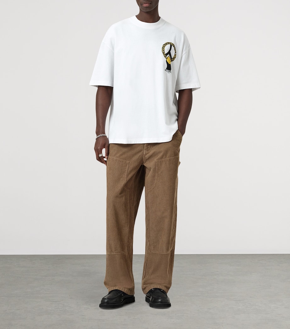 Organic Cotton Screwed T-Shirt OPTIC WHITE Image 4