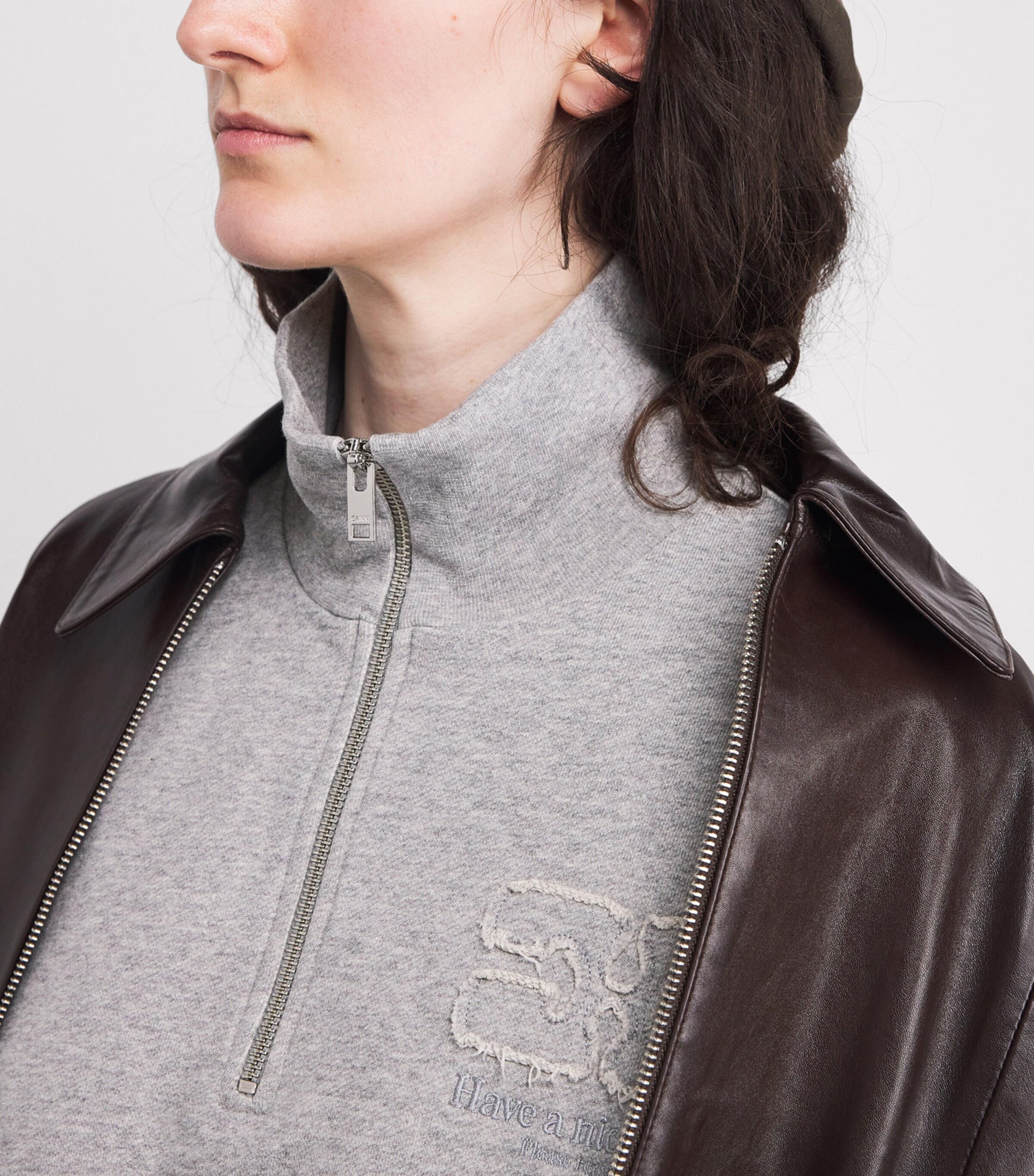 Organic Cotton Half-Zip Sweatshirt 920 PALOMA Image 6