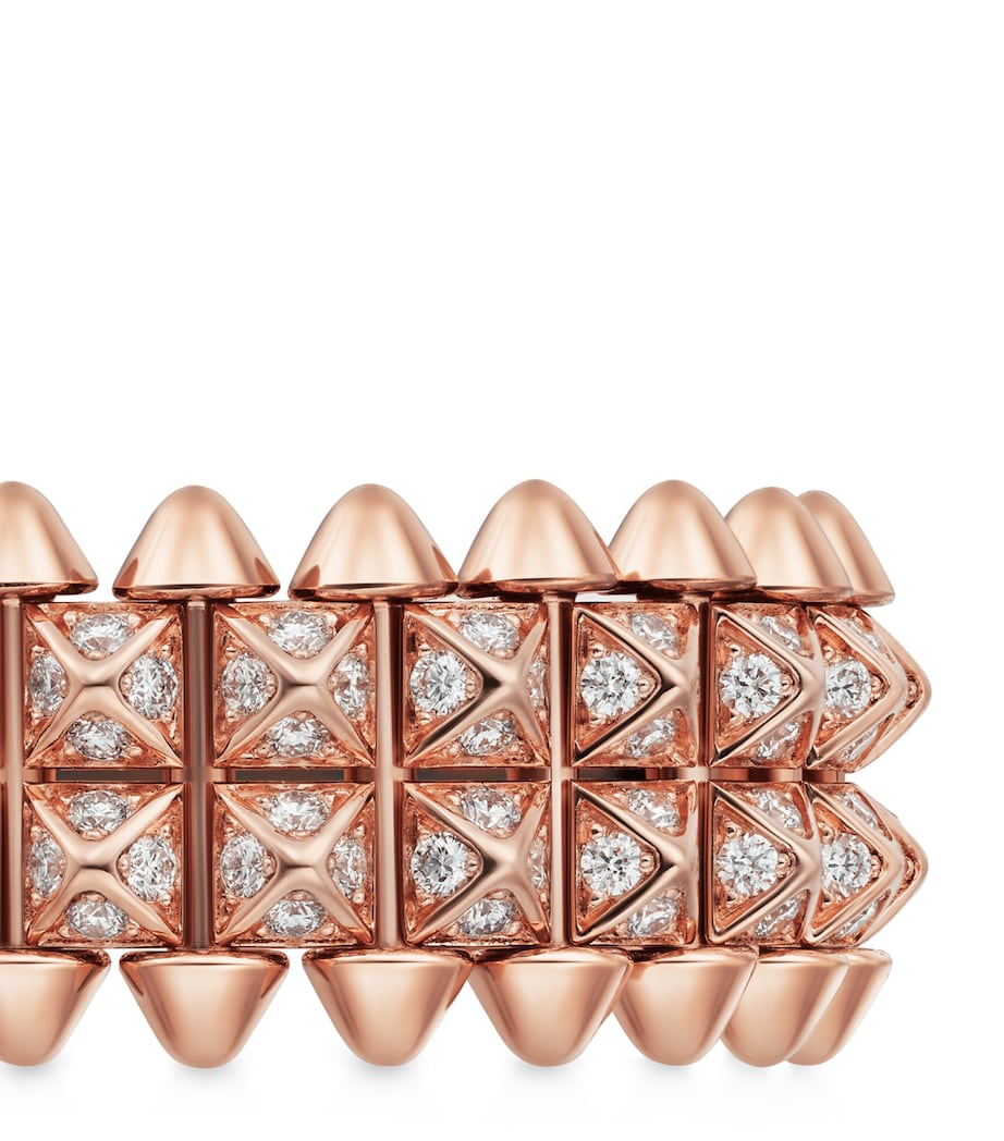 Rose Gold and Diamond Clash de Cartier Ring ROSE GOLD Image 4