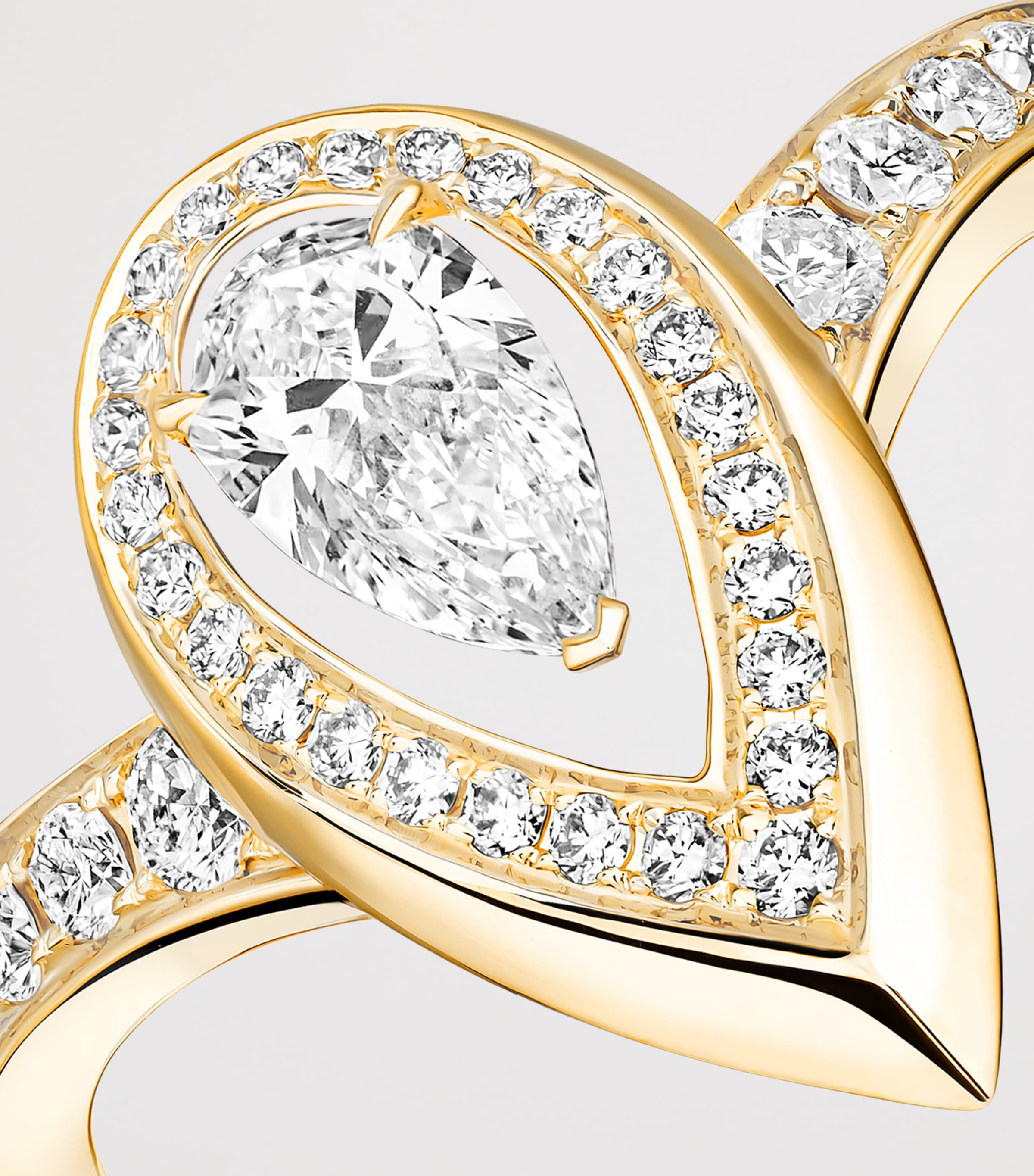 Messika Fiery Medium Yellow Gold and Diamond Ring Yellow Gold Image 3