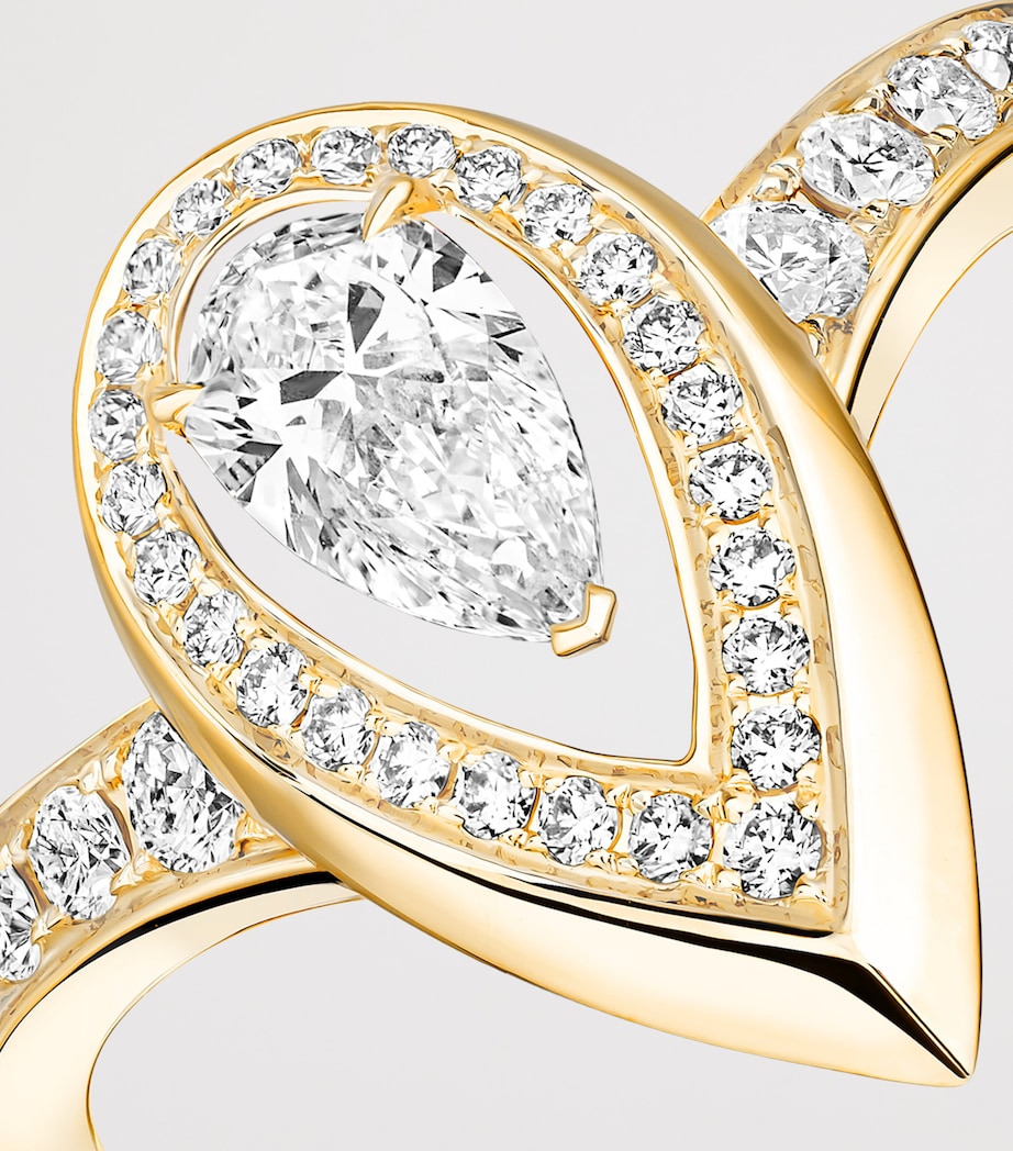 Messika Fiery Medium Yellow Gold and Diamond Ring Yellow Gold Image 3